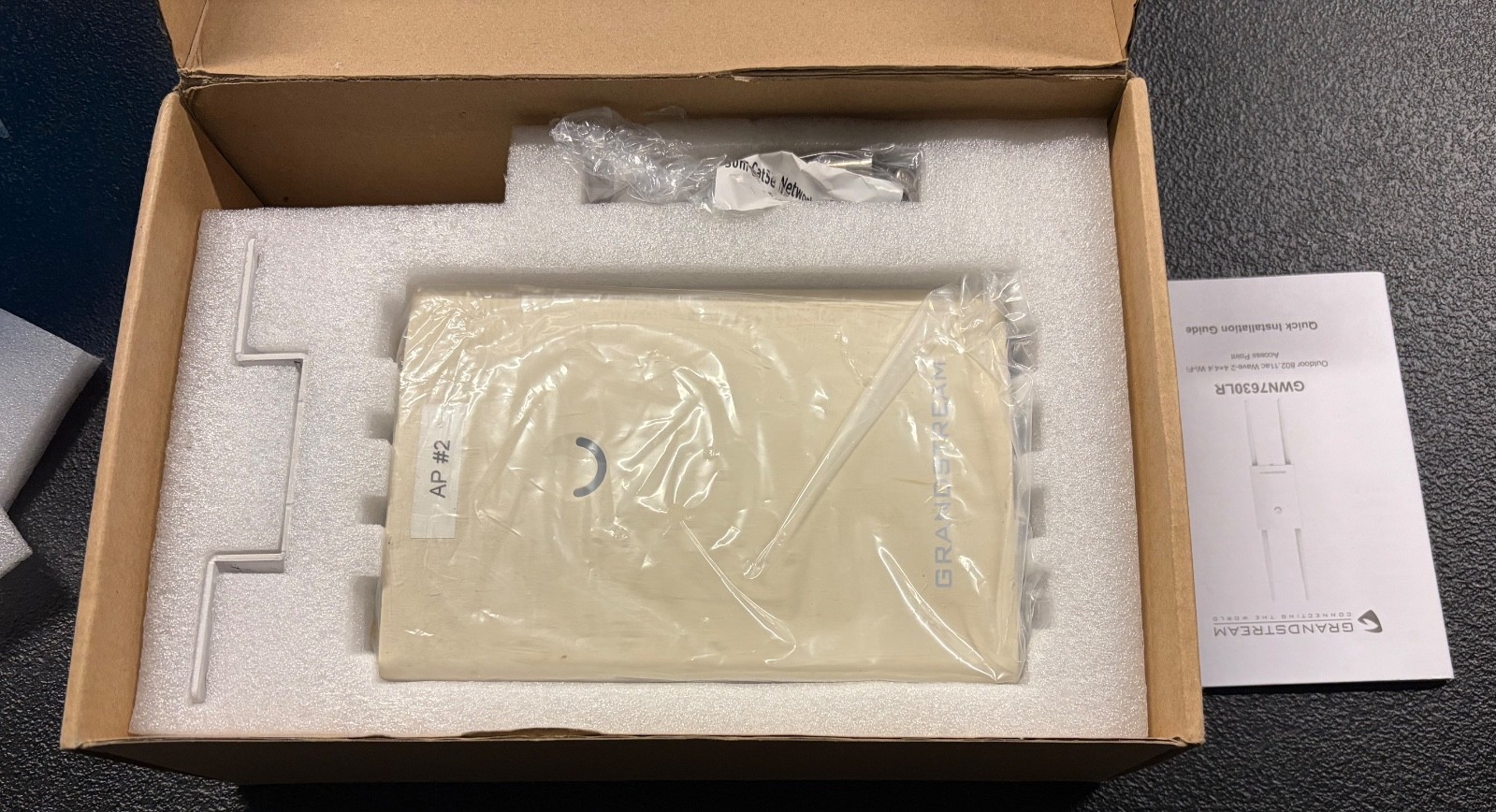 As-is Grandstream GWN7630LR Outdoor Long-Range Wi-Fi Access Point