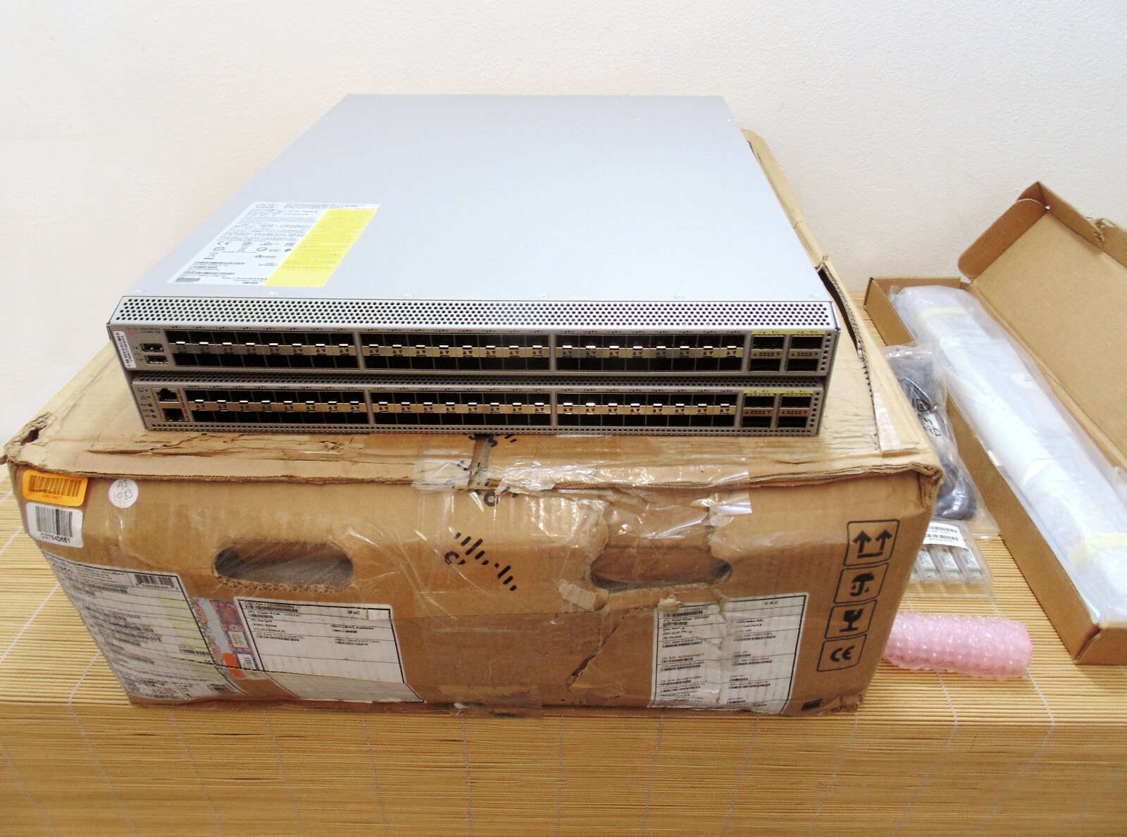 NEW Cisco N3K-C31128PQ-10GE N3K-LAN1K9 Nexus 31128PQ 96 SFP+ports PO Int New Original Packaging