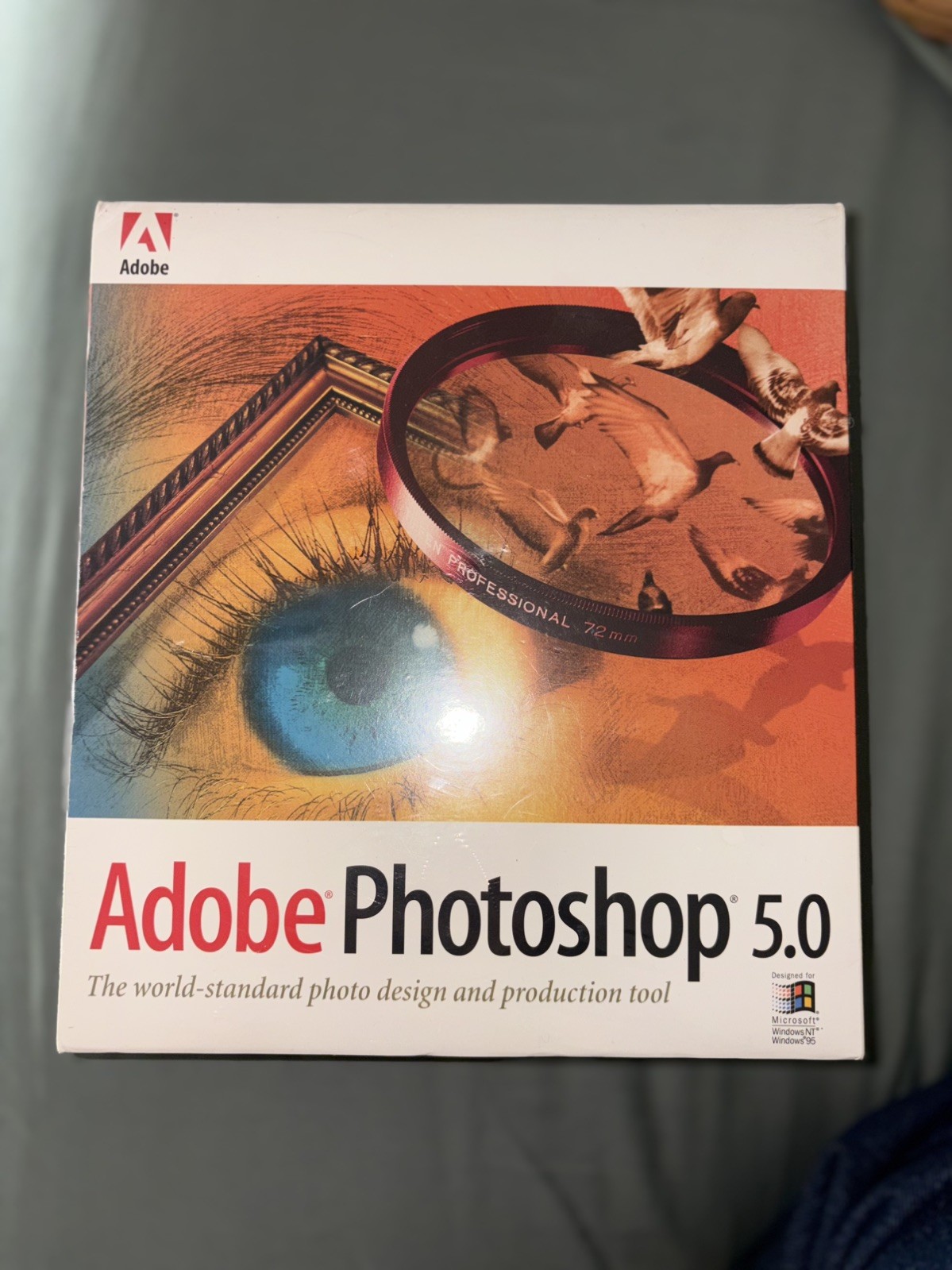 1998 Adobe Photoshop 5.0 Limited Edition SEALED CD w/Serial for Win/Mac—NOS