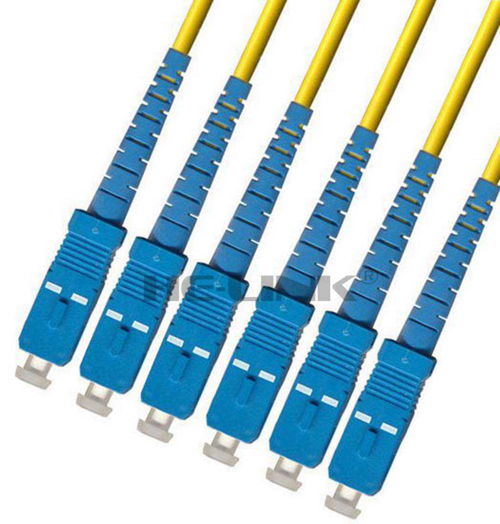 300M SC-SC Outdoor Armored Singlemode 6 Strands Fiber Optic Cable