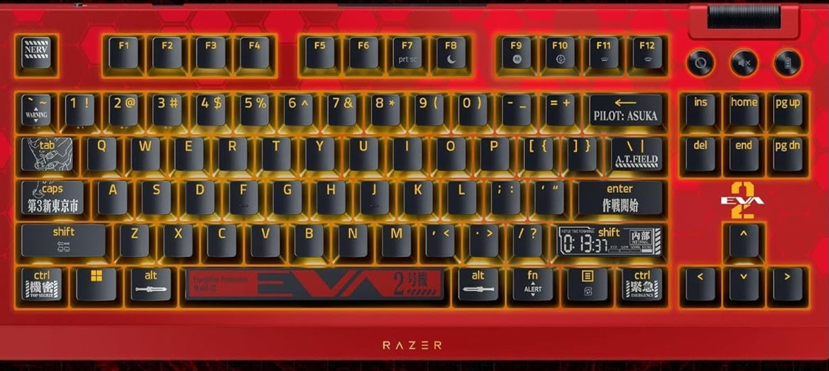 EVANGELION Gaming Keyboard Razer EVANGELION EVA-02 Edition 2026 PSL From JAPAN