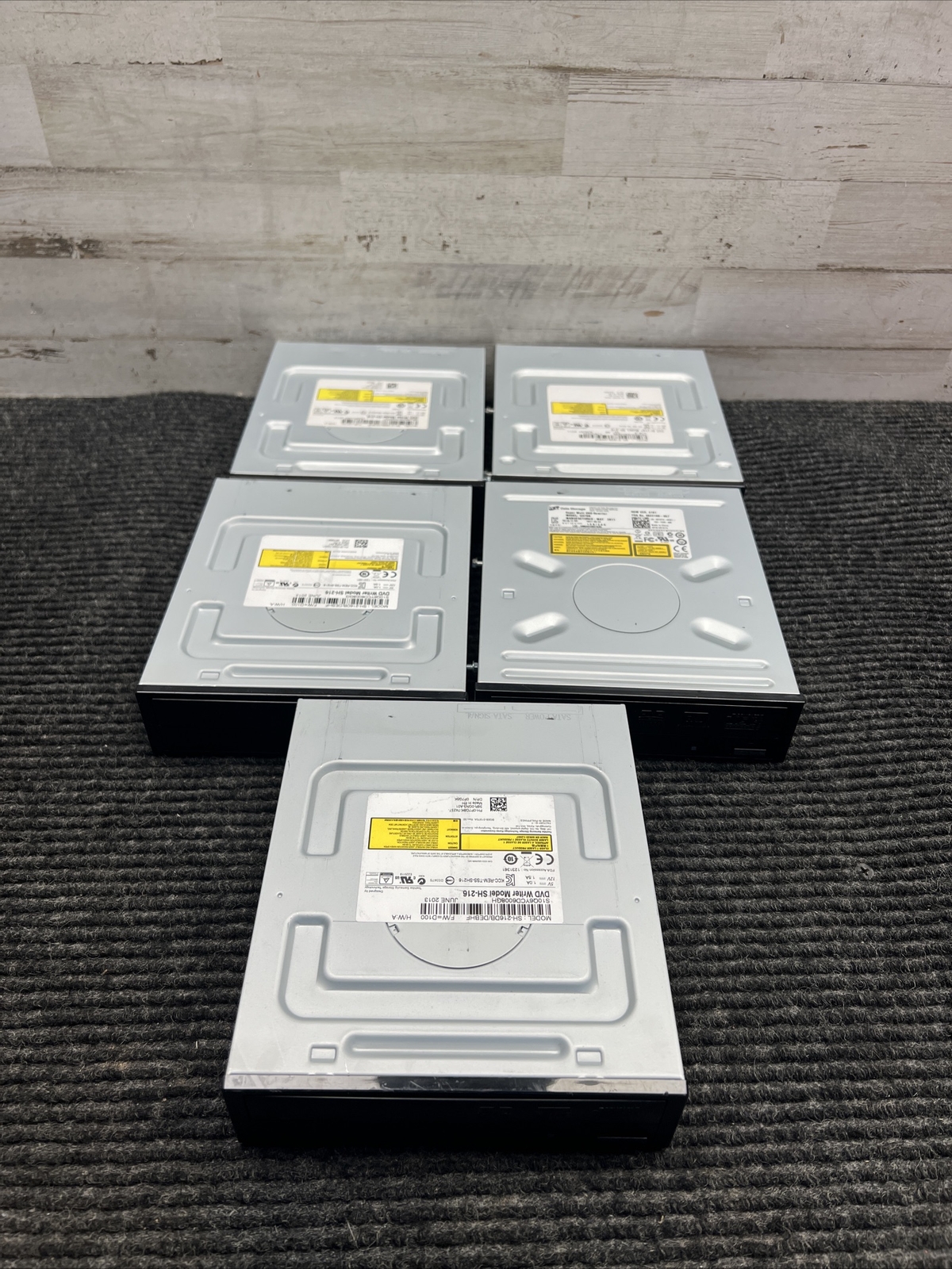 Used Mixed 5 Lot of CD/DVD-RW Rewriter Drive