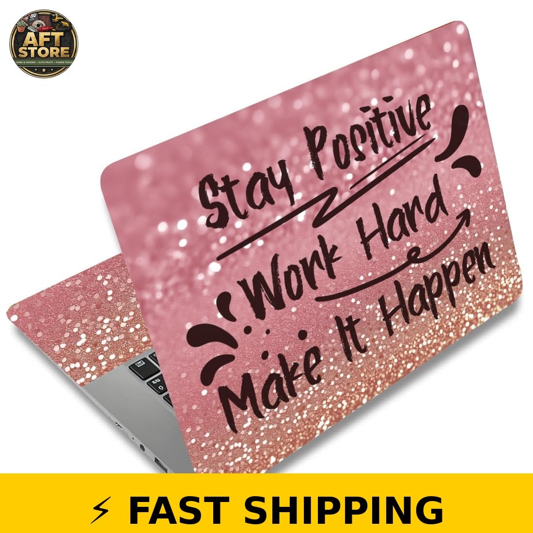 SUPERDANT Stay Positive Laptop Skin Sticker Decals