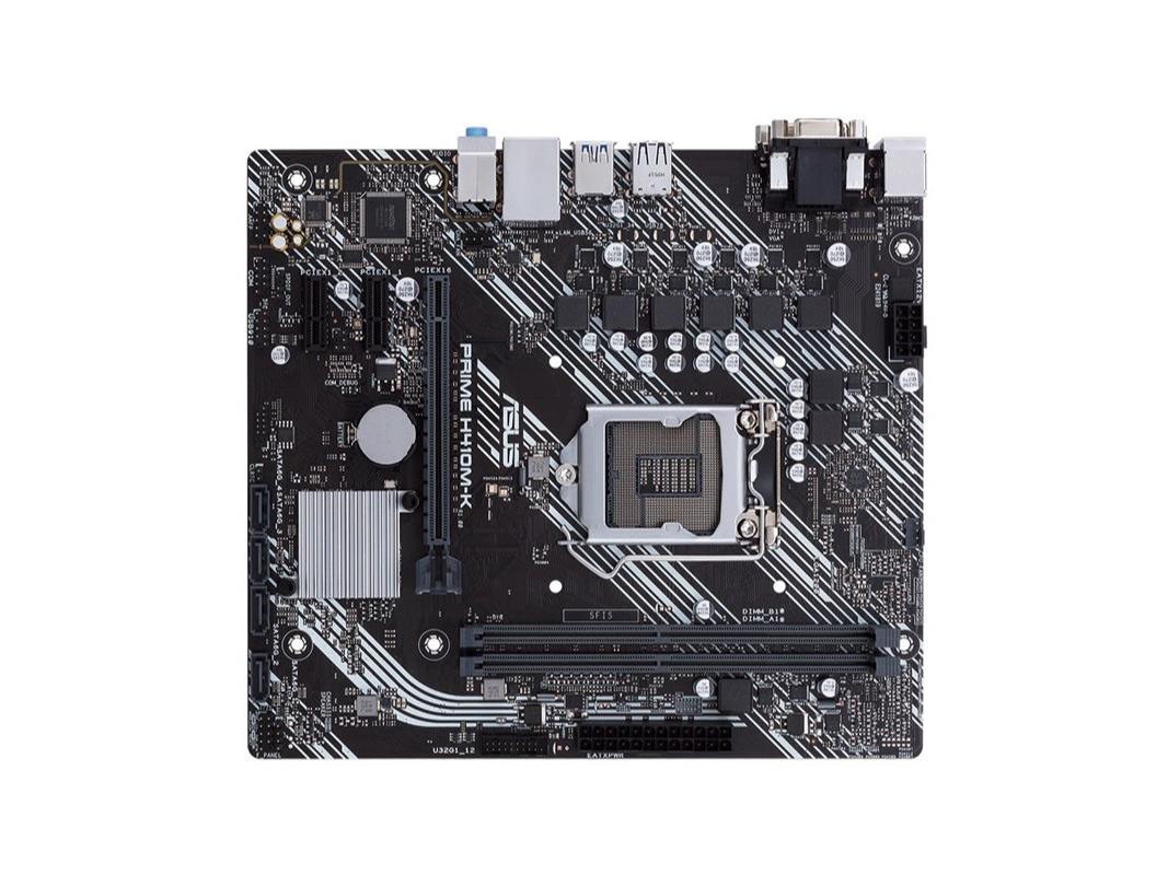 ASUS PRIME H410M-K Intel H410 LGA 1200 micro ATX Motherboard DVI VGA USB 3.2