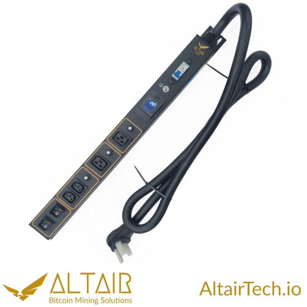AltairTech.io Leo 50amp Metered PDU for EV Charging Outlet NEMA 14-50 12kW