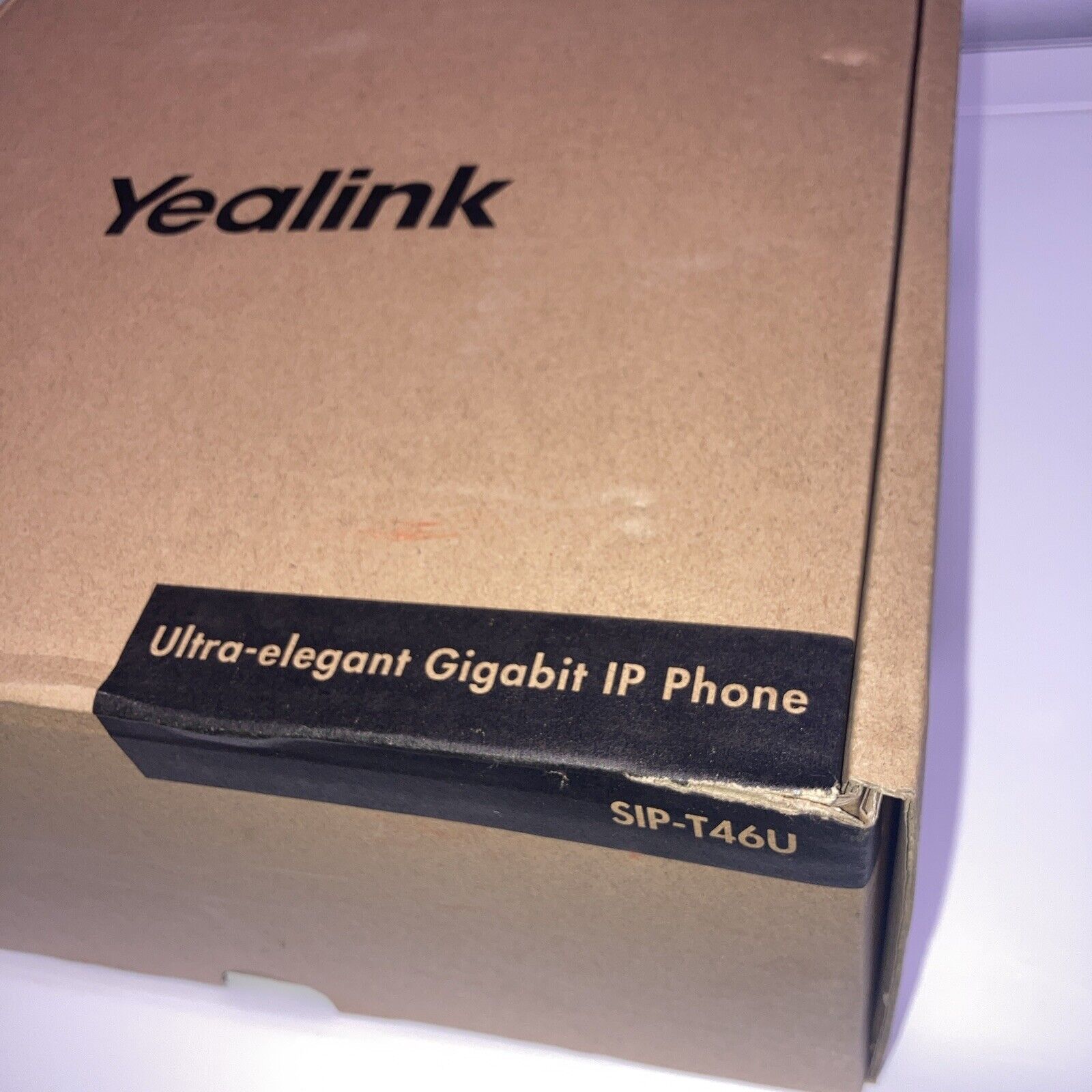 Yealink SIP-T46U Enhanced IP Phone - New with Power Supply And Stand