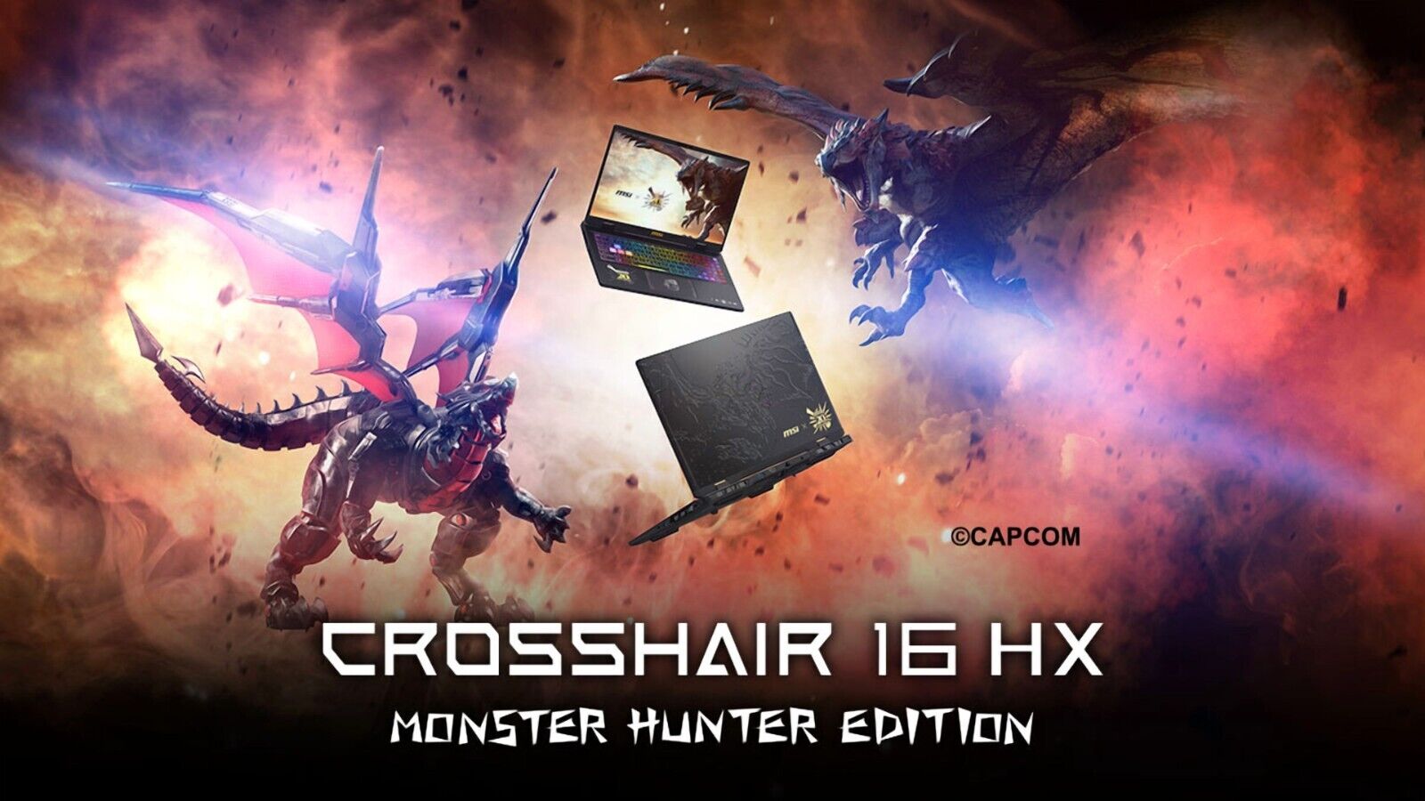 2024 MSI Crosshair 16 HX MONSTER HUNTER 20th EDITION Gaming Laptop i7-14700HX