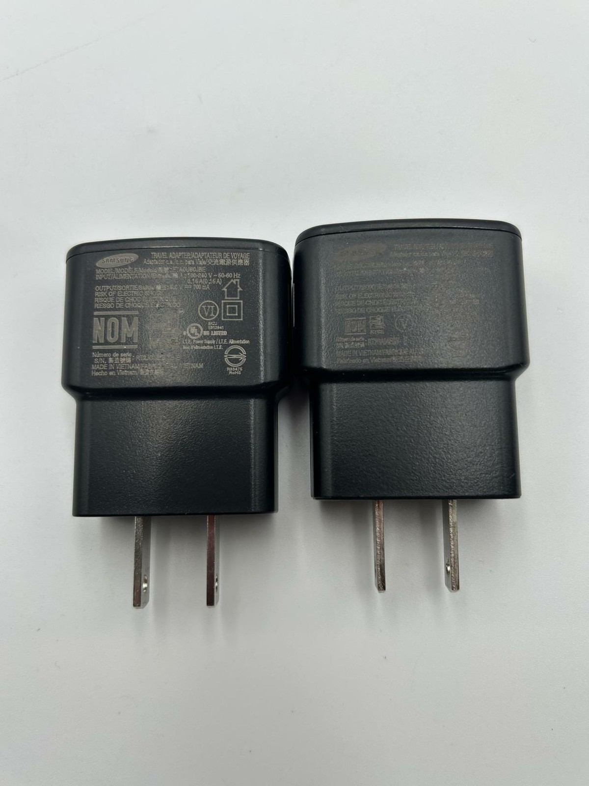 New Genuine SAMSUNG ETA0U60JBE  Power supply AC Switching Adapter (2 Pack)