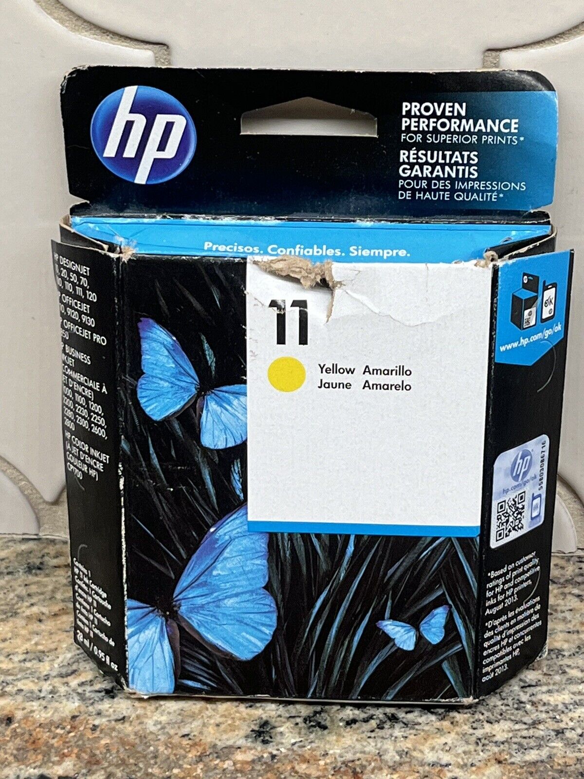 NEW HP 11 INK CARTRIDGE YELLOW  C4838A