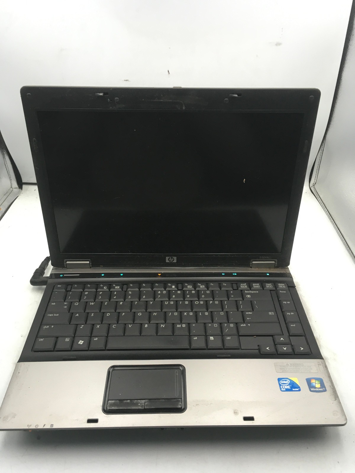 HP COMPAQ 6530B - FOR PARTS/NO LCD POWER - INTEL CORE 2 DUO - NO RAM - READ - BB