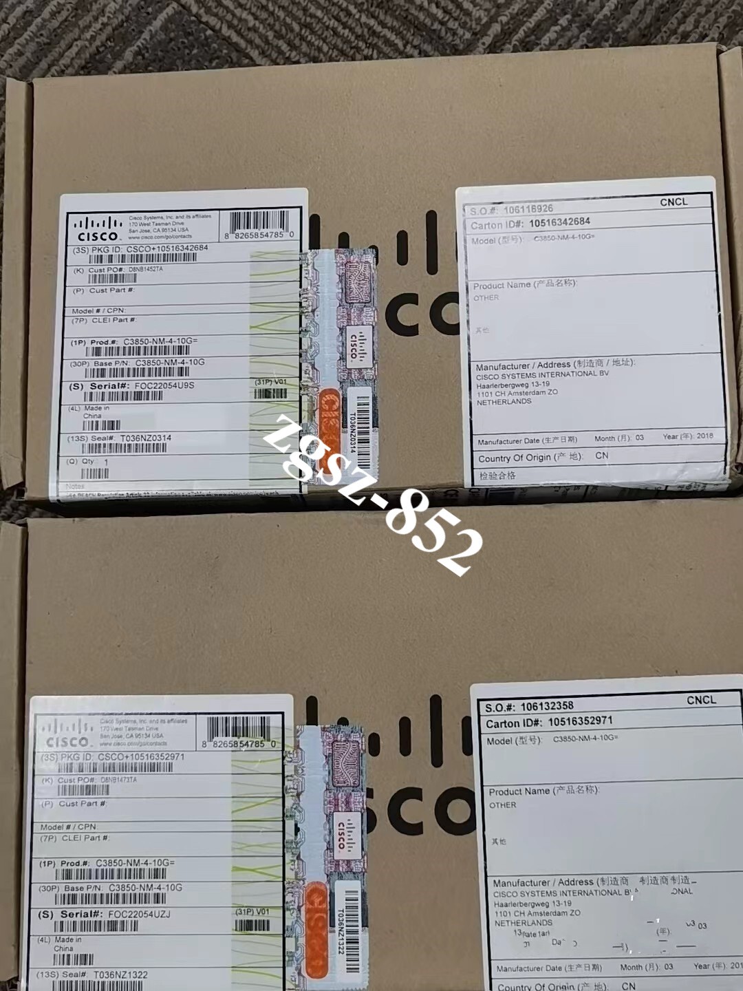 1PC NEW C3850-NM-4-10G Gigabit optical port module  FedEx or DHL