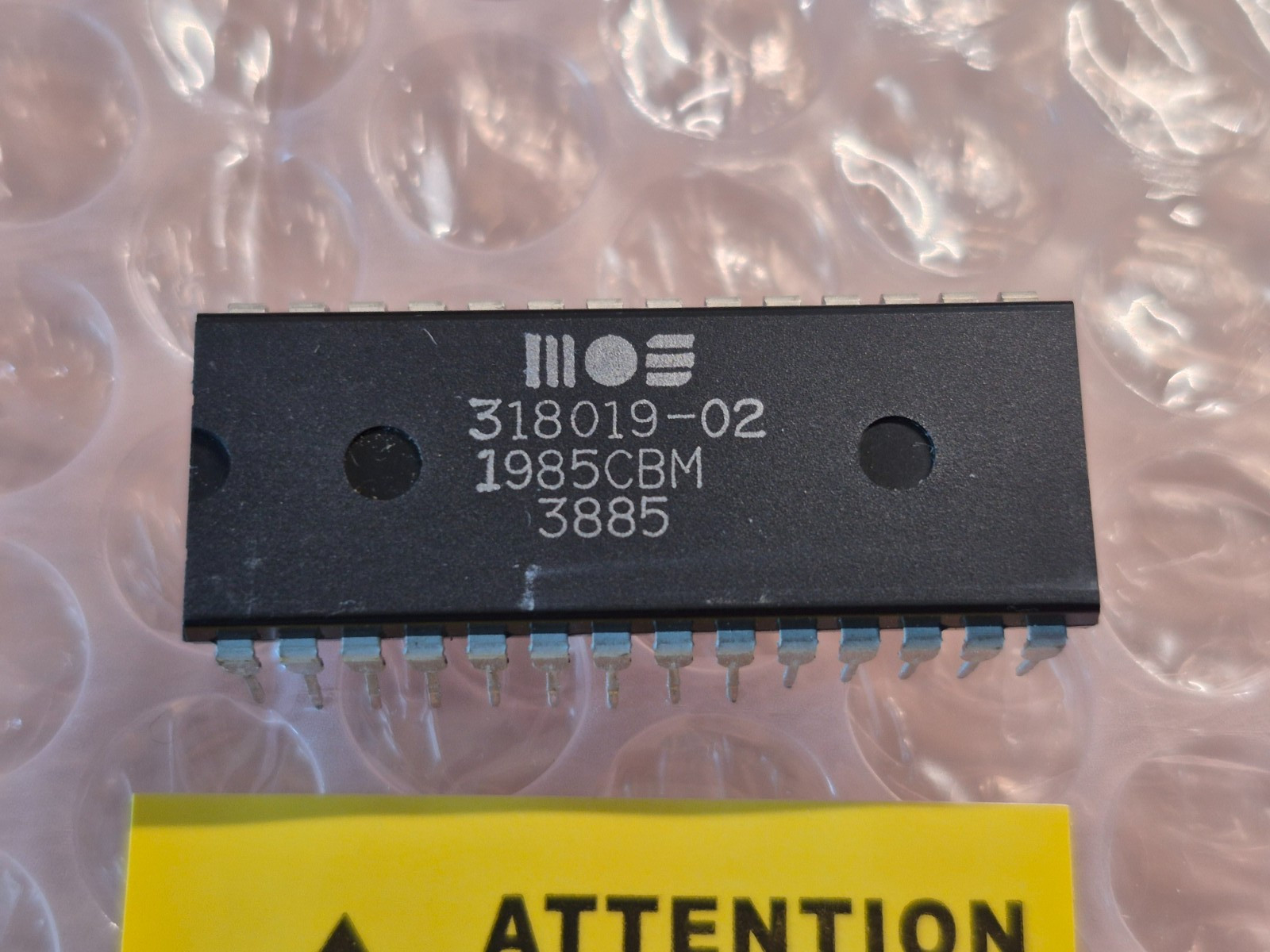✅ CHIP MOS 318019-02 ⭐ Commodore C128 C128D C128DCR C64 1541 1570 ⭐ EXCELLENT ⚡️