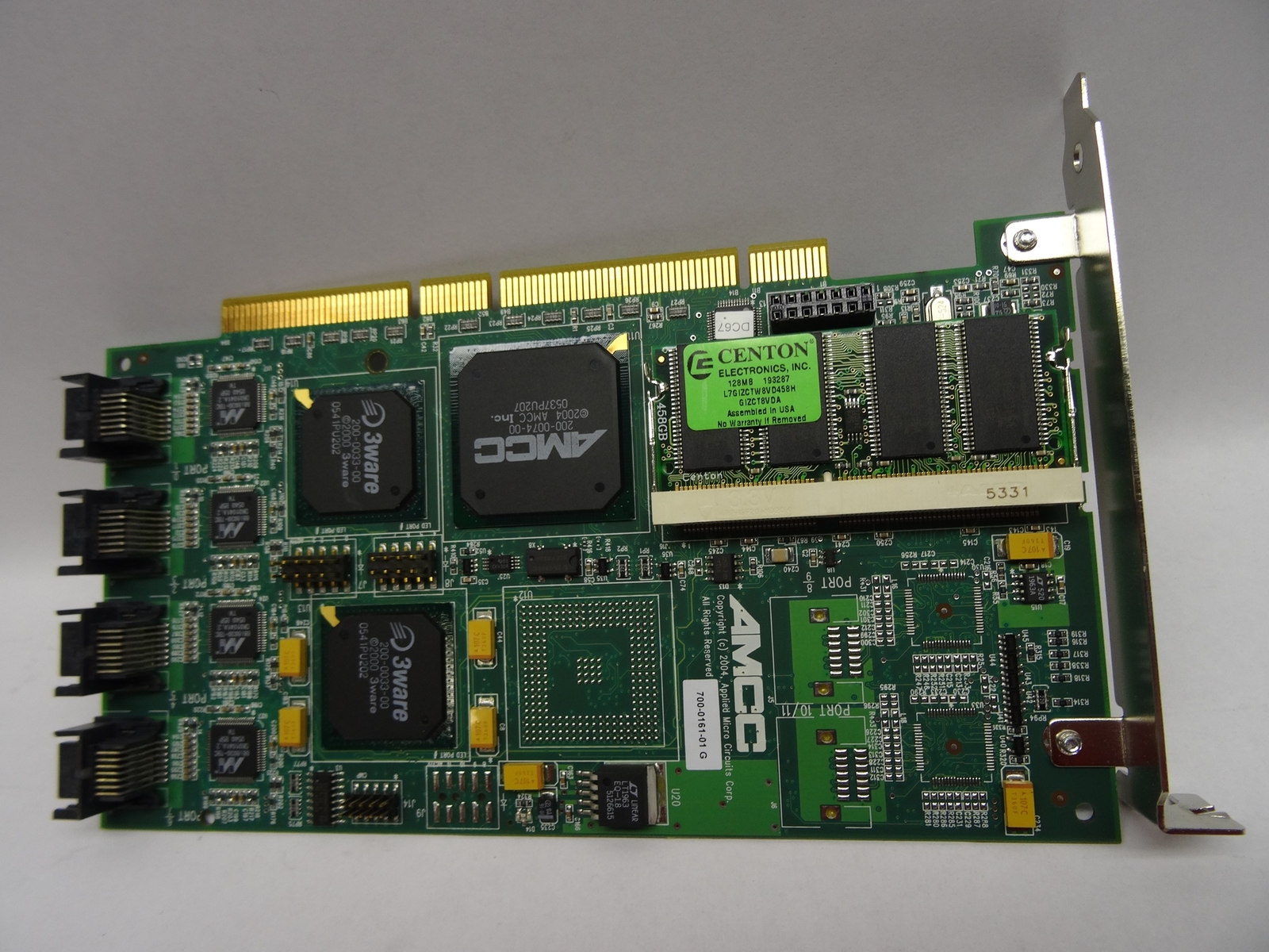 3WARE AMCC 9500S-8 PCI-X 8 PORT SATA RAID CONTROLLER CARD
