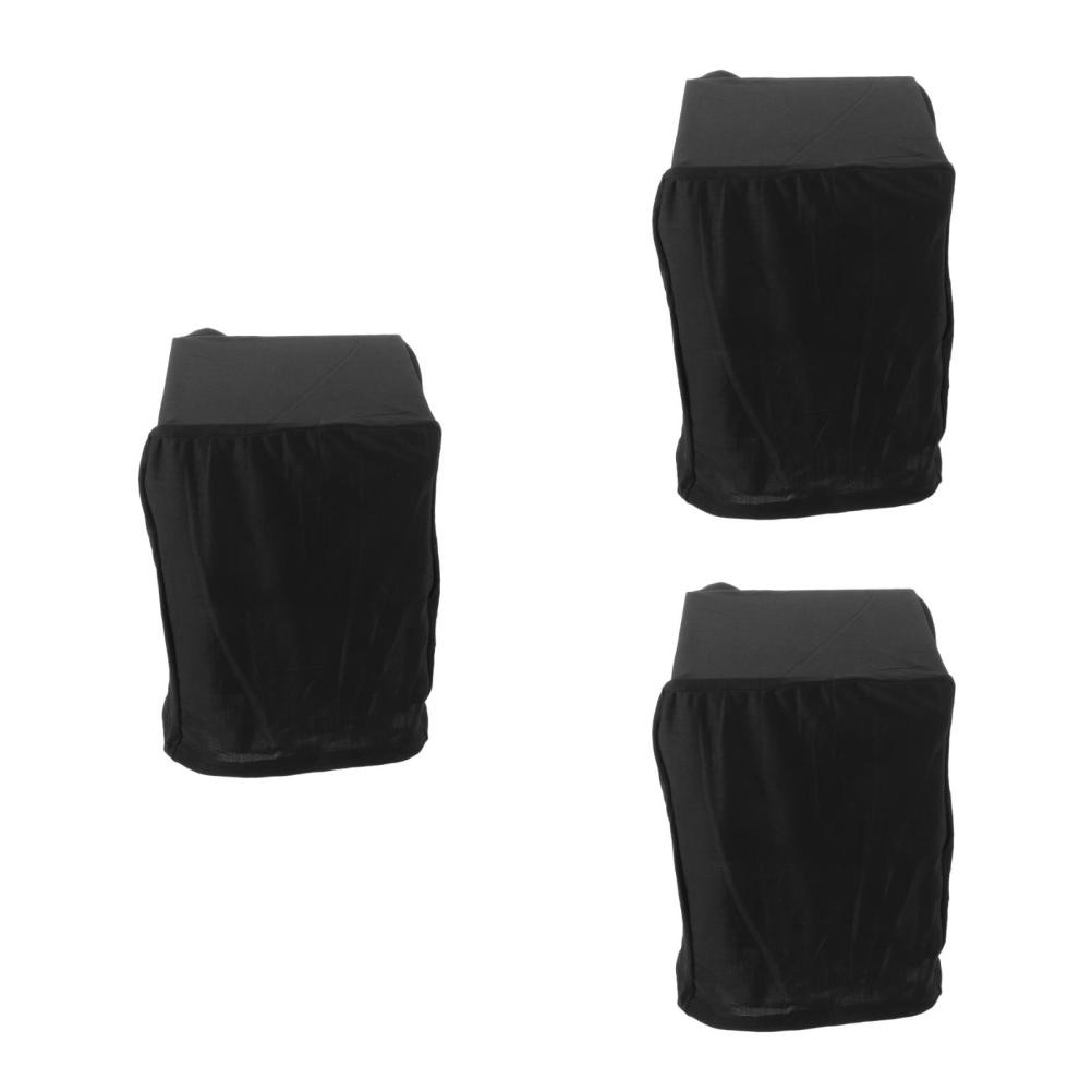 Reusable Black Security Camera Cover Elastic Fabric Privacy Shield Protector
