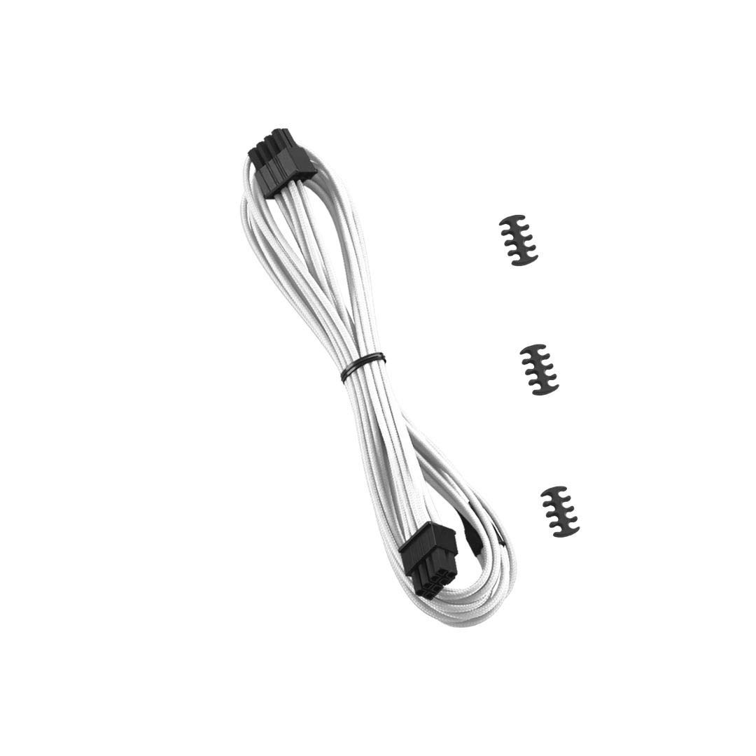 ESeries Classic ModFlex Sleeved 8pin PCIe Cable For EVGA G/P/T White
