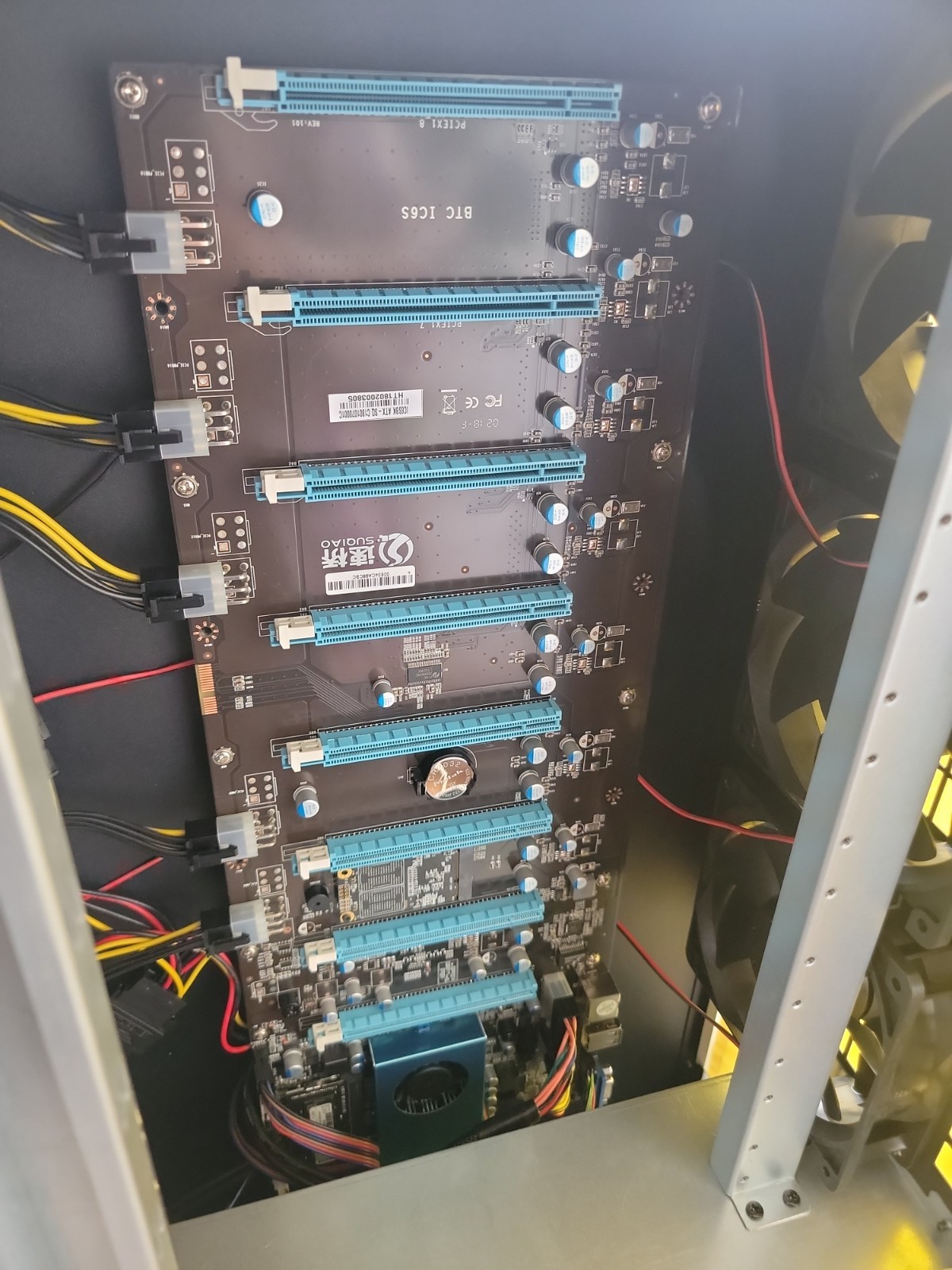 NEW Ethereum Bitcoin Mining Rig 8 GPU Computer System Fit RTX 3070 3080 3090