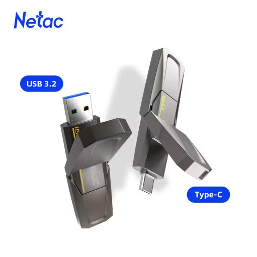 Netac US5 USB 3.2 Flash Drive 128GB 256GB 512GB 1TB Type C 550MB/s Portable