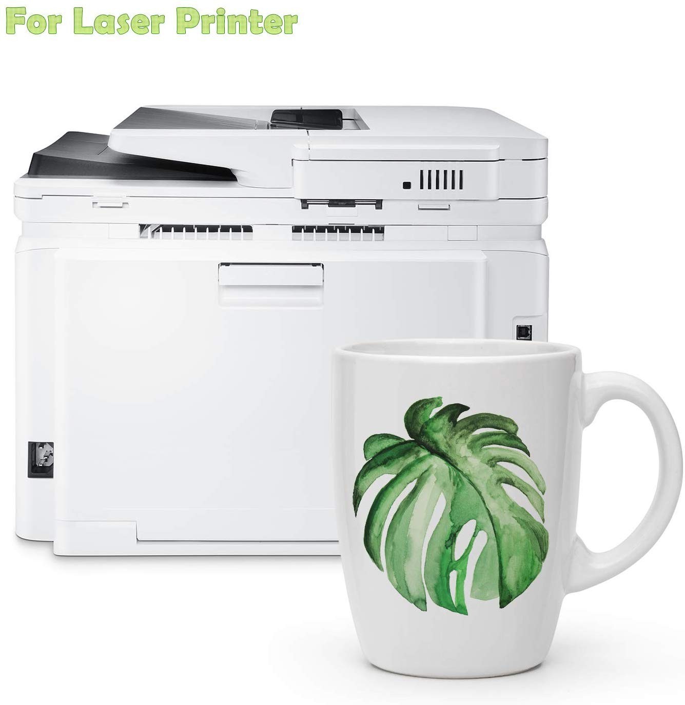 Premium CLEAR Waterslide Transfer Paper for Laser Printer 40PK Water Slide Decal