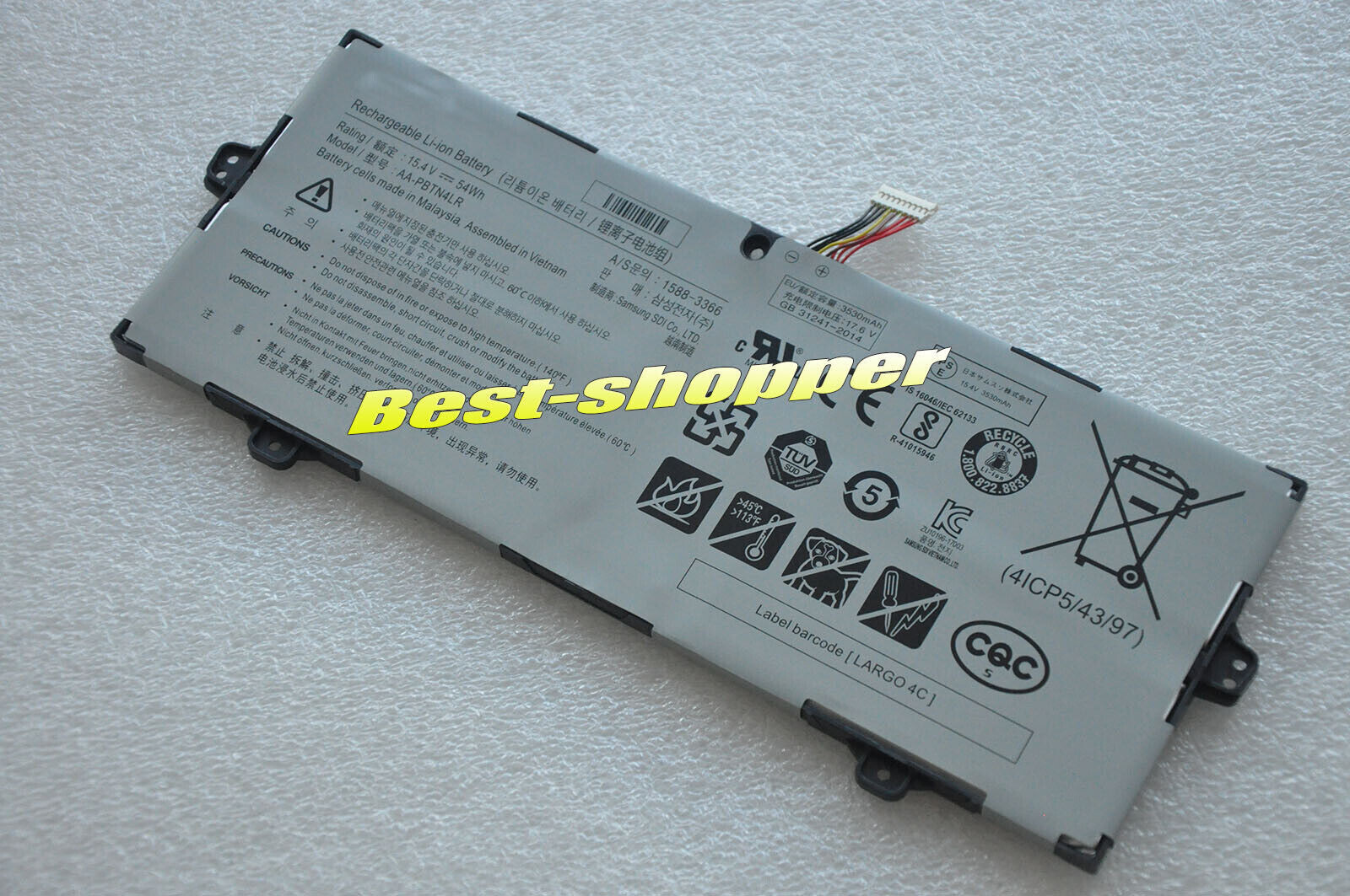 USA Genuine AA-PBTN4LR battery for Samsung Notebook 9 Pro 15″ NT850XBC NT950SBE