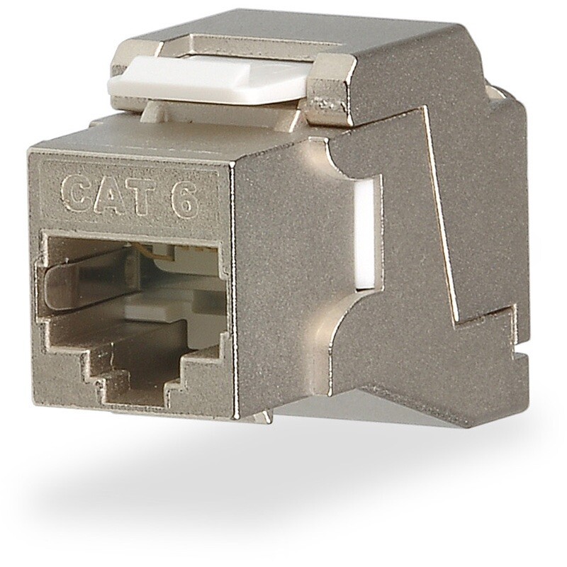 Signamax KJS458TL-C6C Category 6 Screened Keystone Jack T568A/B Wiring (2 Pack)