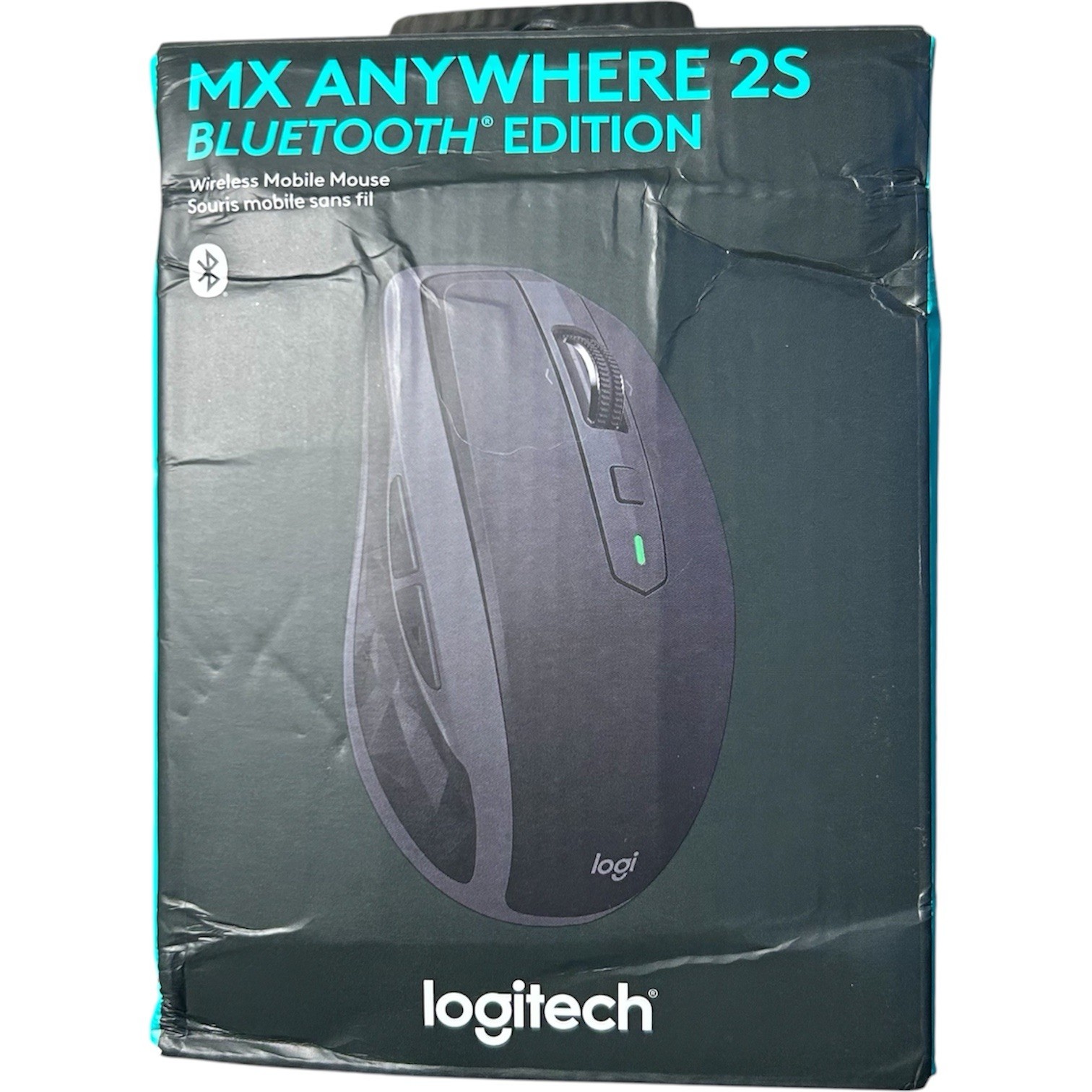 Logitech MX Anywhere 2S Bluetooth Edition Wireless Mouse Black  - New / Open Box