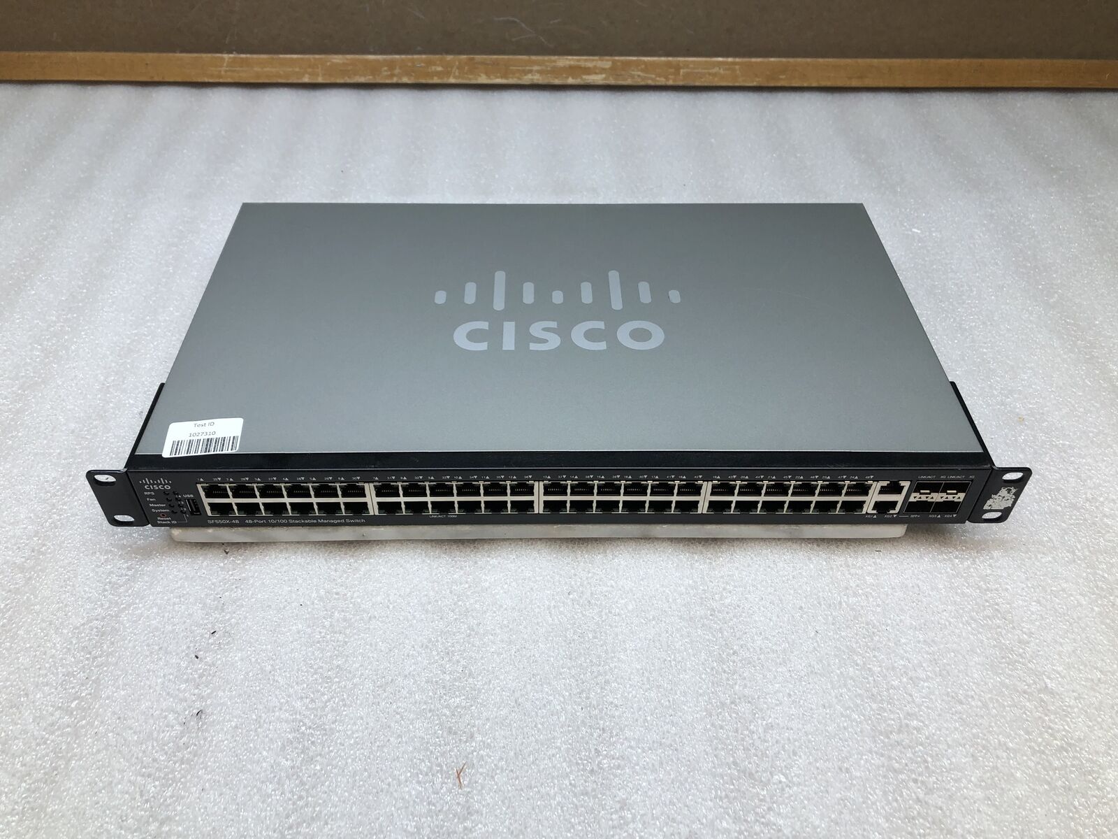 Cisco SF550X-48-K9 48-Port 10/100 Stackable Ethernet Network Managed Switch