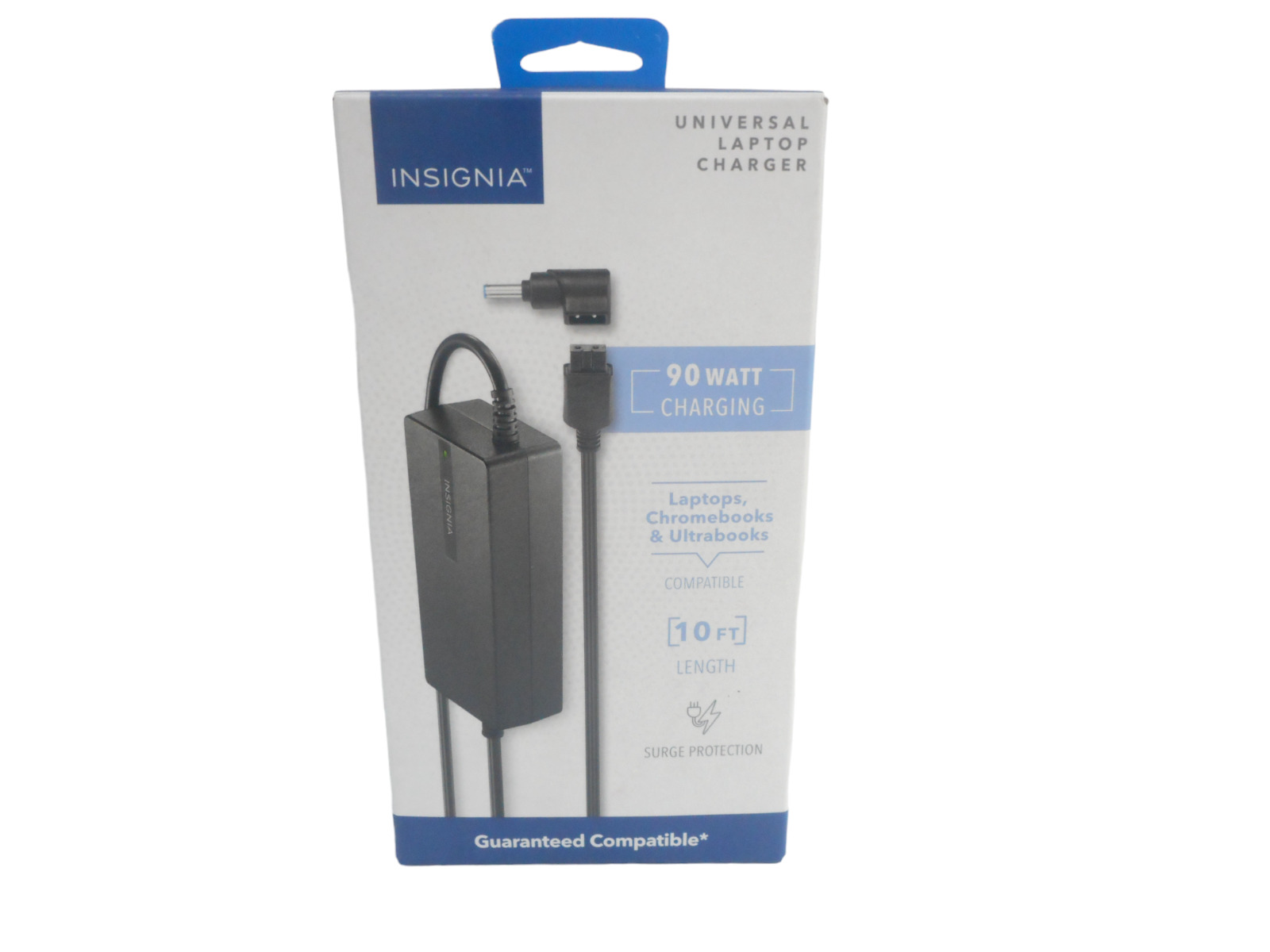 Insignia 90 W 10-Foot Universal Laptop Charger w/ Surge Protection NS-PWLC591 NE