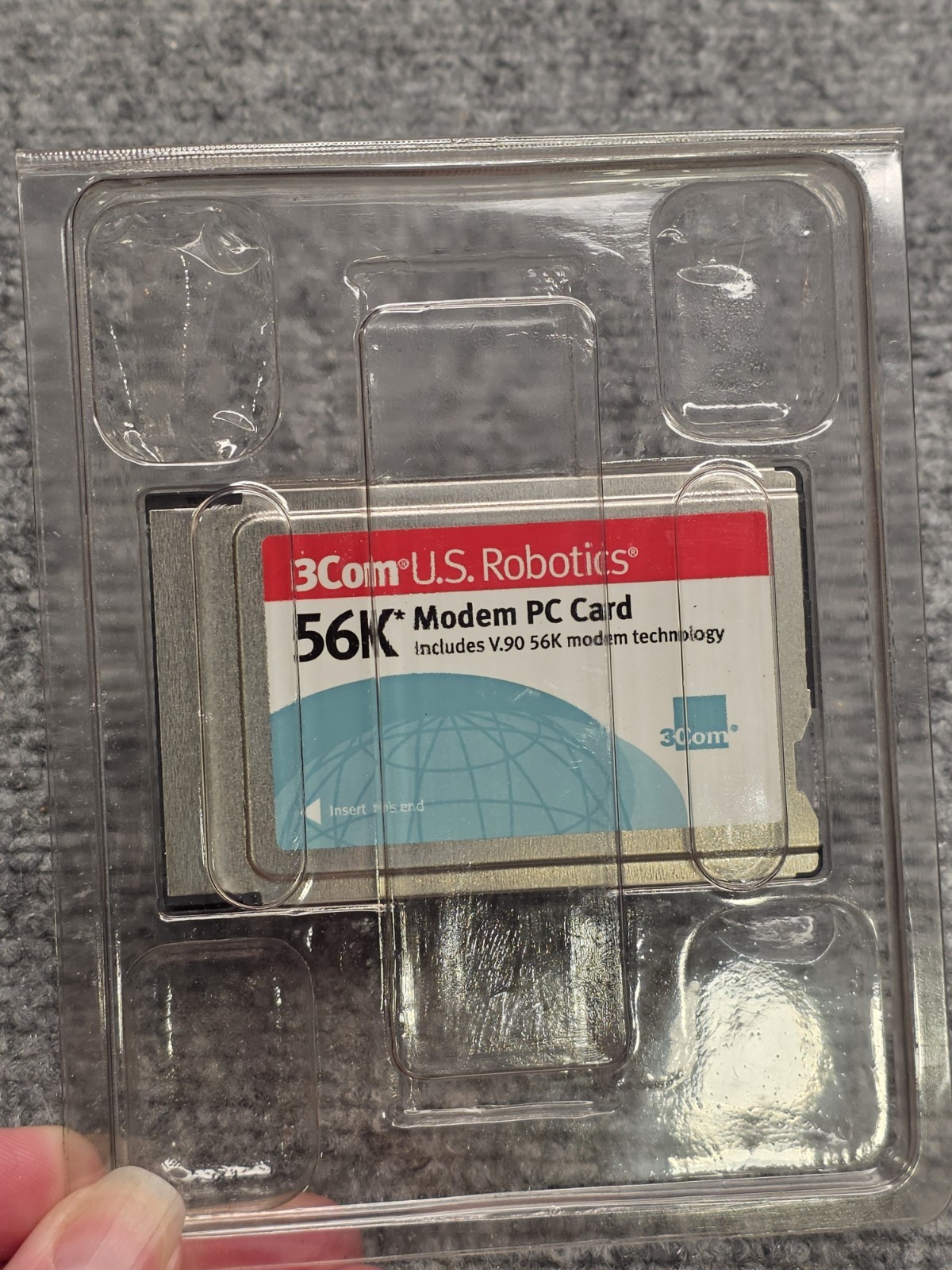 3Com US Robotics 56K Modem PC Card V.90 Laptop PCMCIA Vintage New Sealed NIB