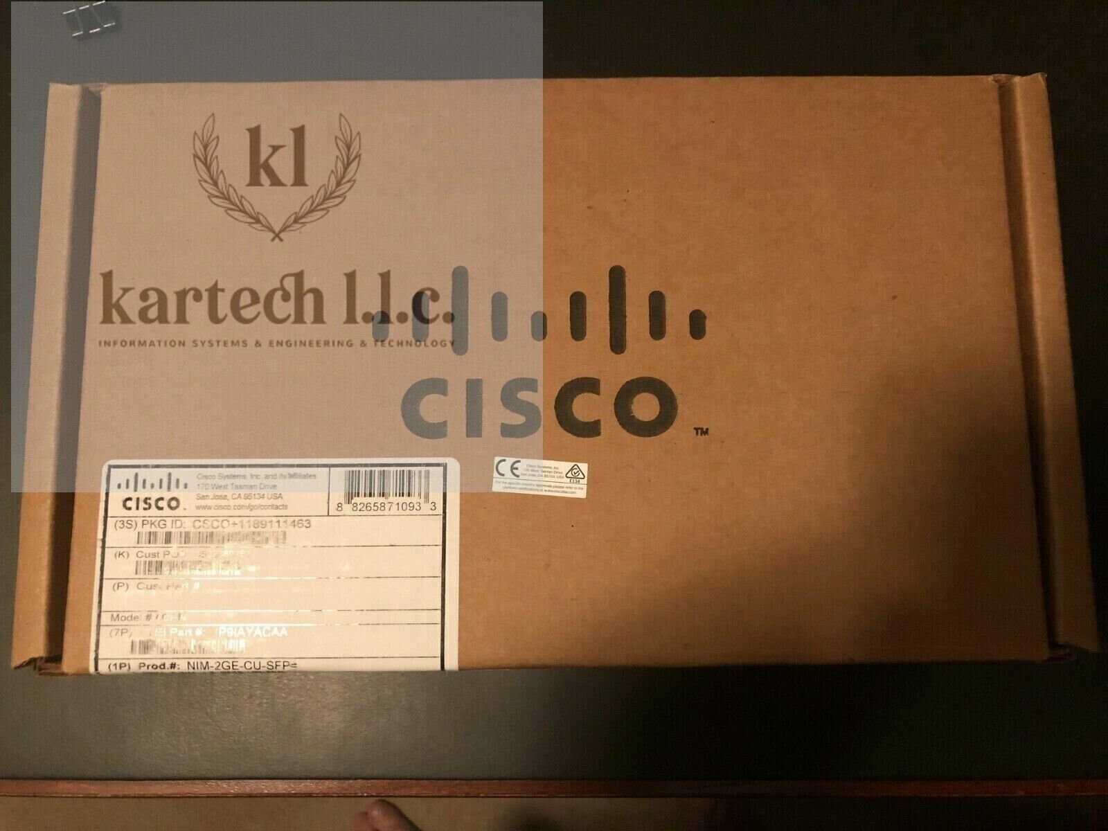 Cisco NIM-1GE-CU-SFP 1-Port GE/SFP for ISR 4000 and 4300 Series open box