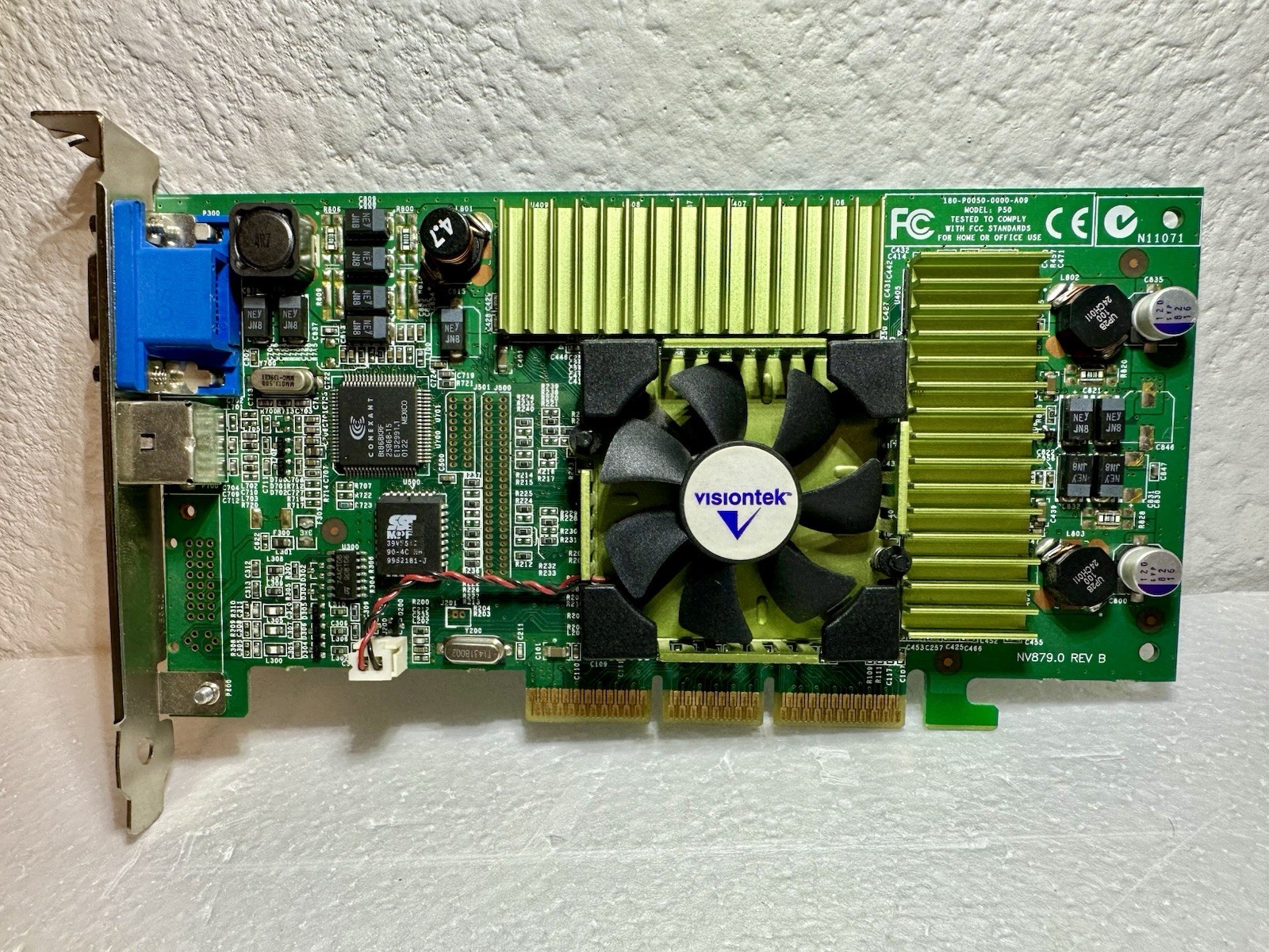 VisionTek NVIDIA GeForce3 64MB DDR AGP Retro Gaming Video Graphics Card P50