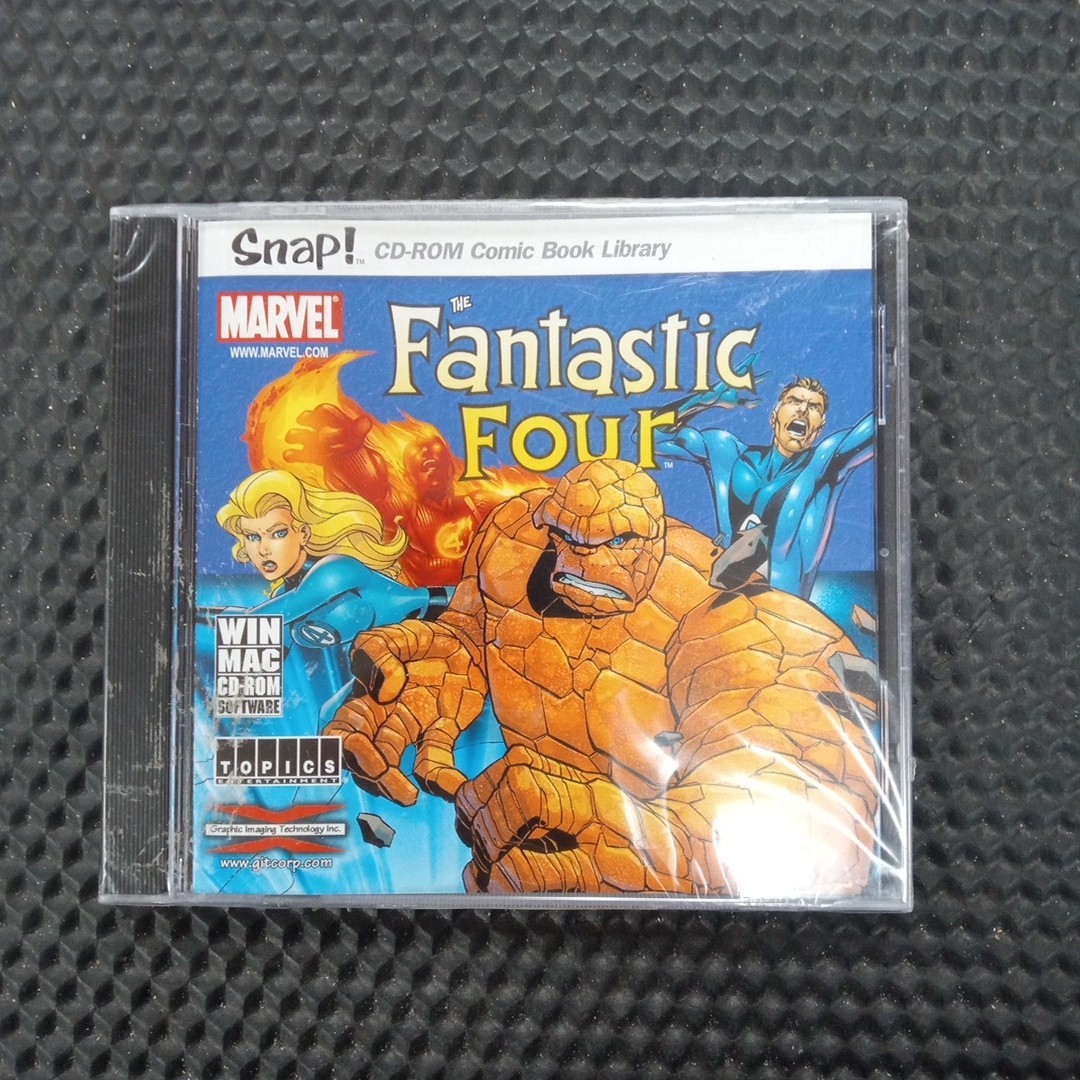 Marvel The Fantastic Four -Comic Book Reference CD-ROM (PC/MAC, 2004) New Sealed
