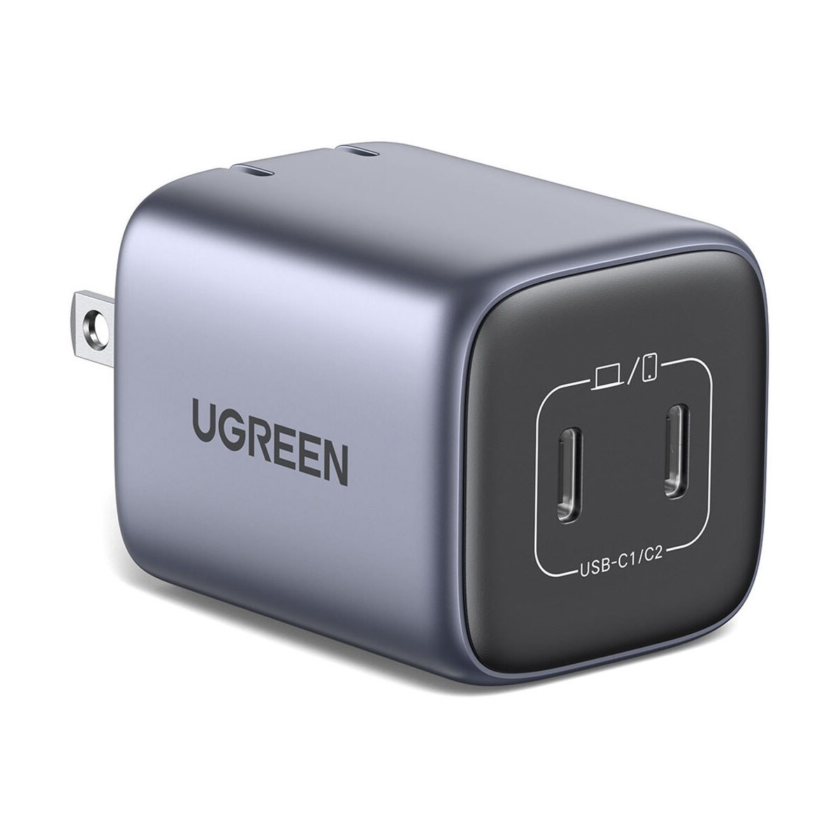 UGREEN Nexode 45W 2-Port USB-C GaN Wall Charger