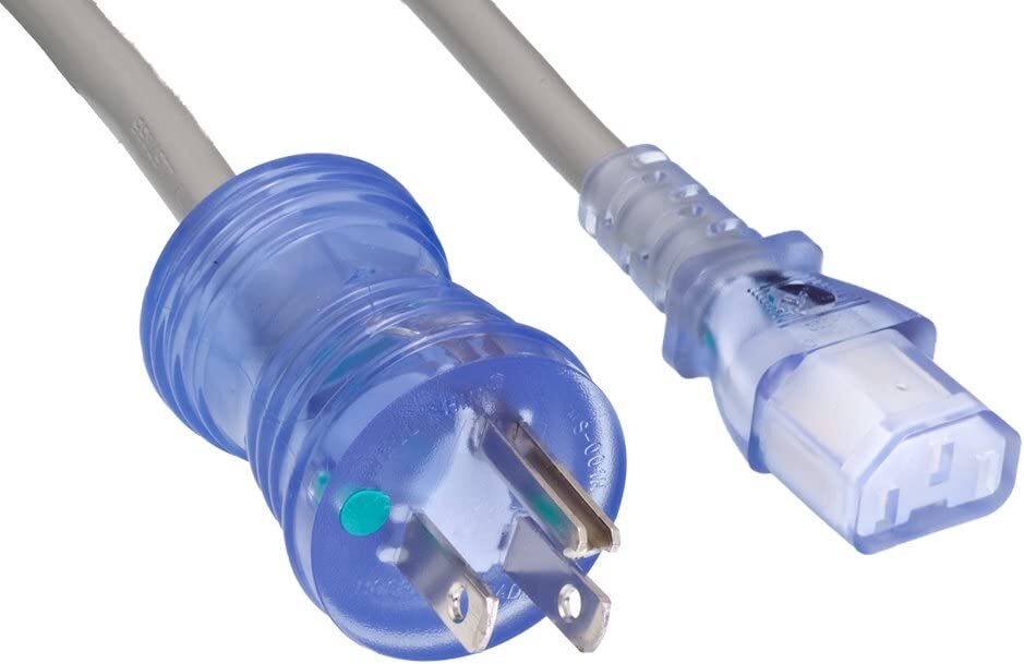 Cablelera North American Hospital Grade Power Cord 18AWG 10ft (IL/RT6-17042-Z...
