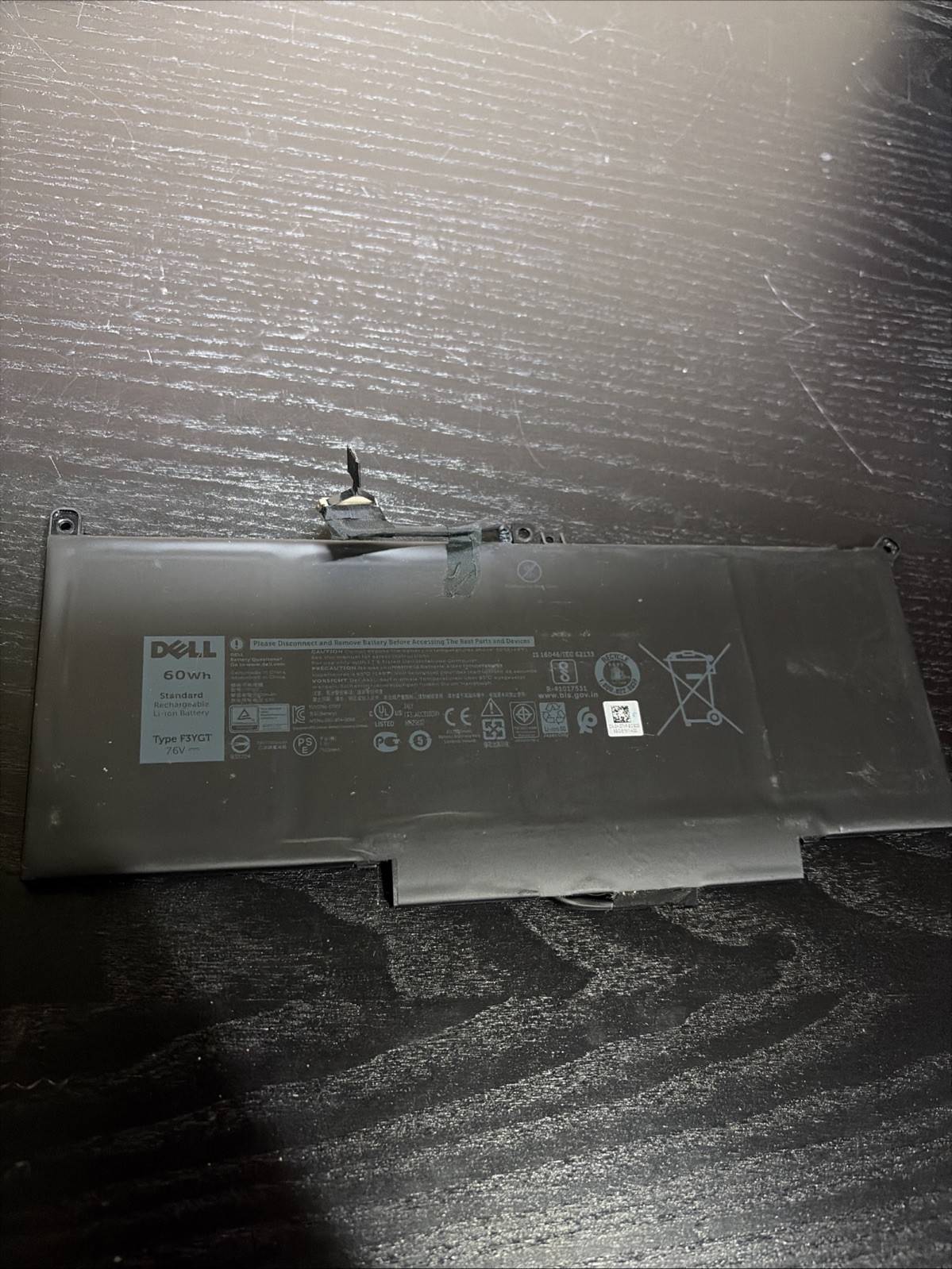 Original F3YGT Dell OEM Battery - Used