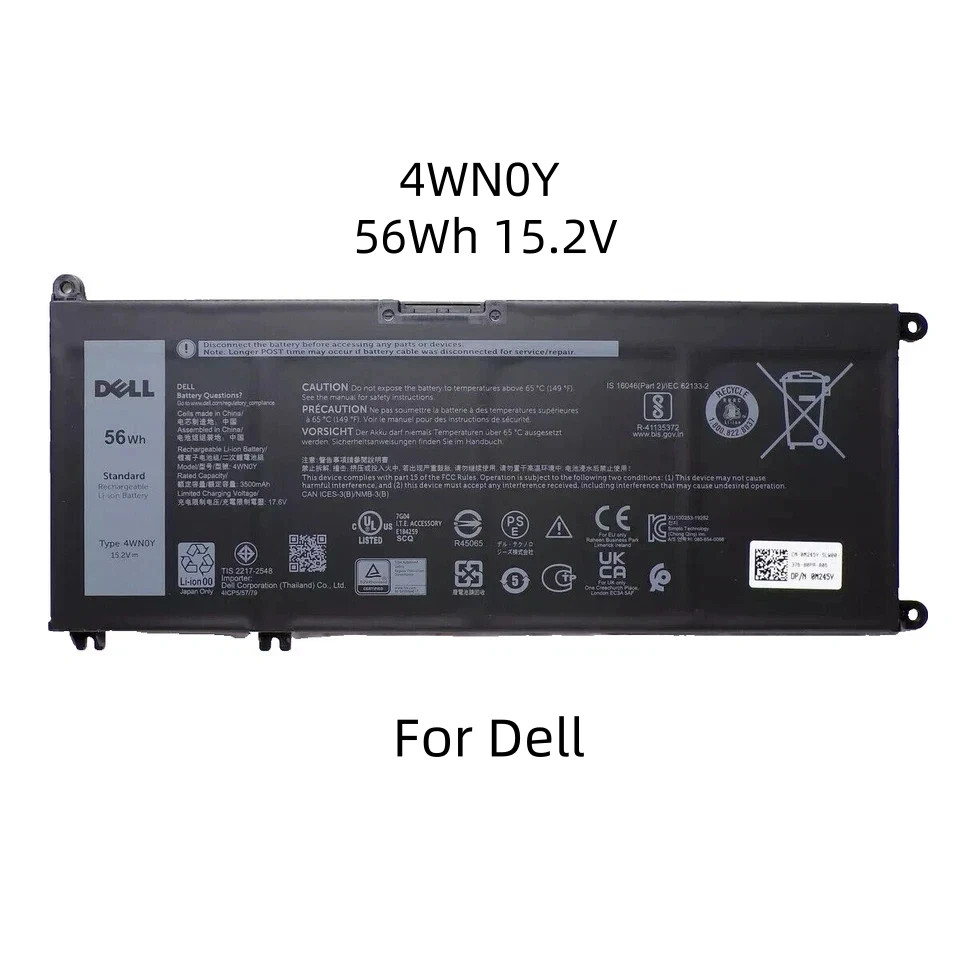 OEM Genuine 4WN0Y 9P3NW Battery For Dell Inspiron 13 7779 7778 7577 7353 Series