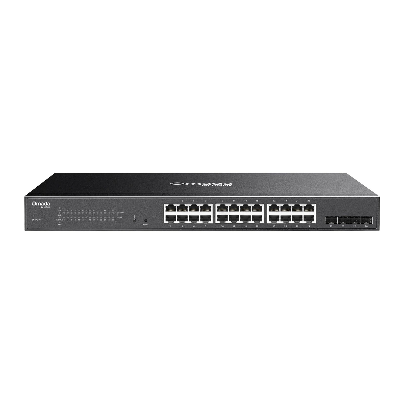 TP-Link Omada SG2428P | Jetstream 24 Port 24 PoE+, 4 SFP Slots, gray