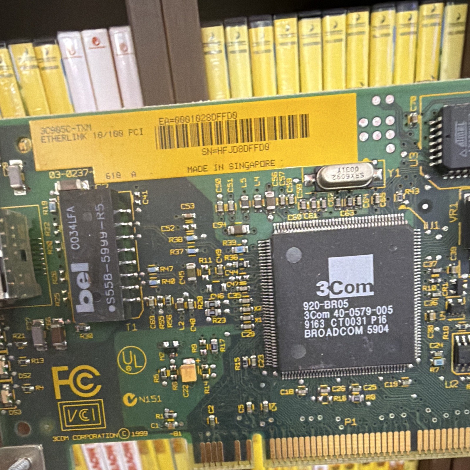 3Com 3C905C-TXM Ethernet Network Card 10/100 Fast EtherLink PCI