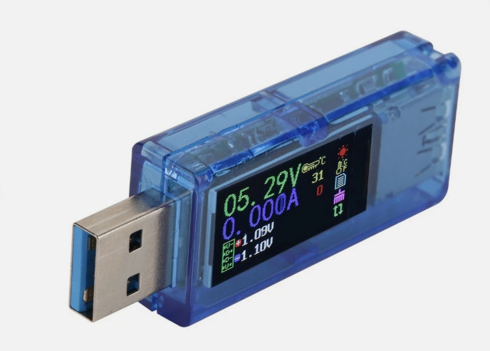 AT34 USB 3.0 Voltmeter Ammeter Current Meter Multimeter Charger Tester