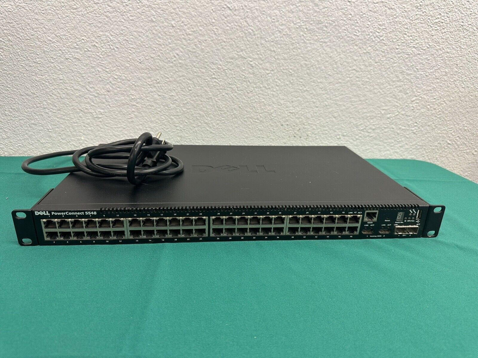5548 Dell PowerConnect 48-Port Gigabit PoE Switch Pre Owned