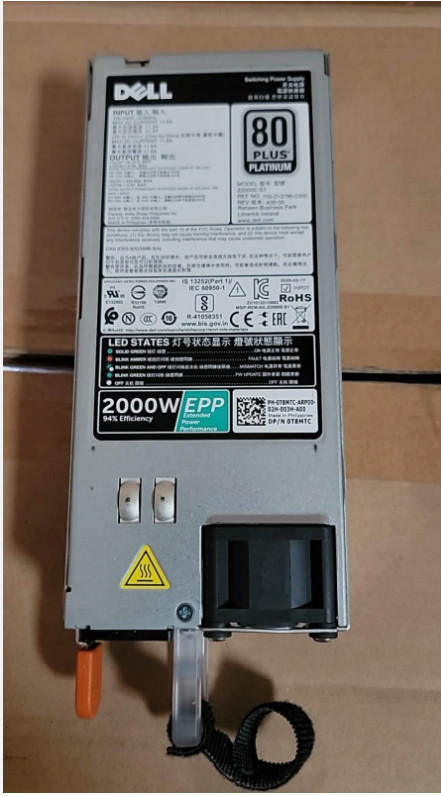 Dell T8MTC Poweredge FX2 2000W EPP 80+ Platinum PSU