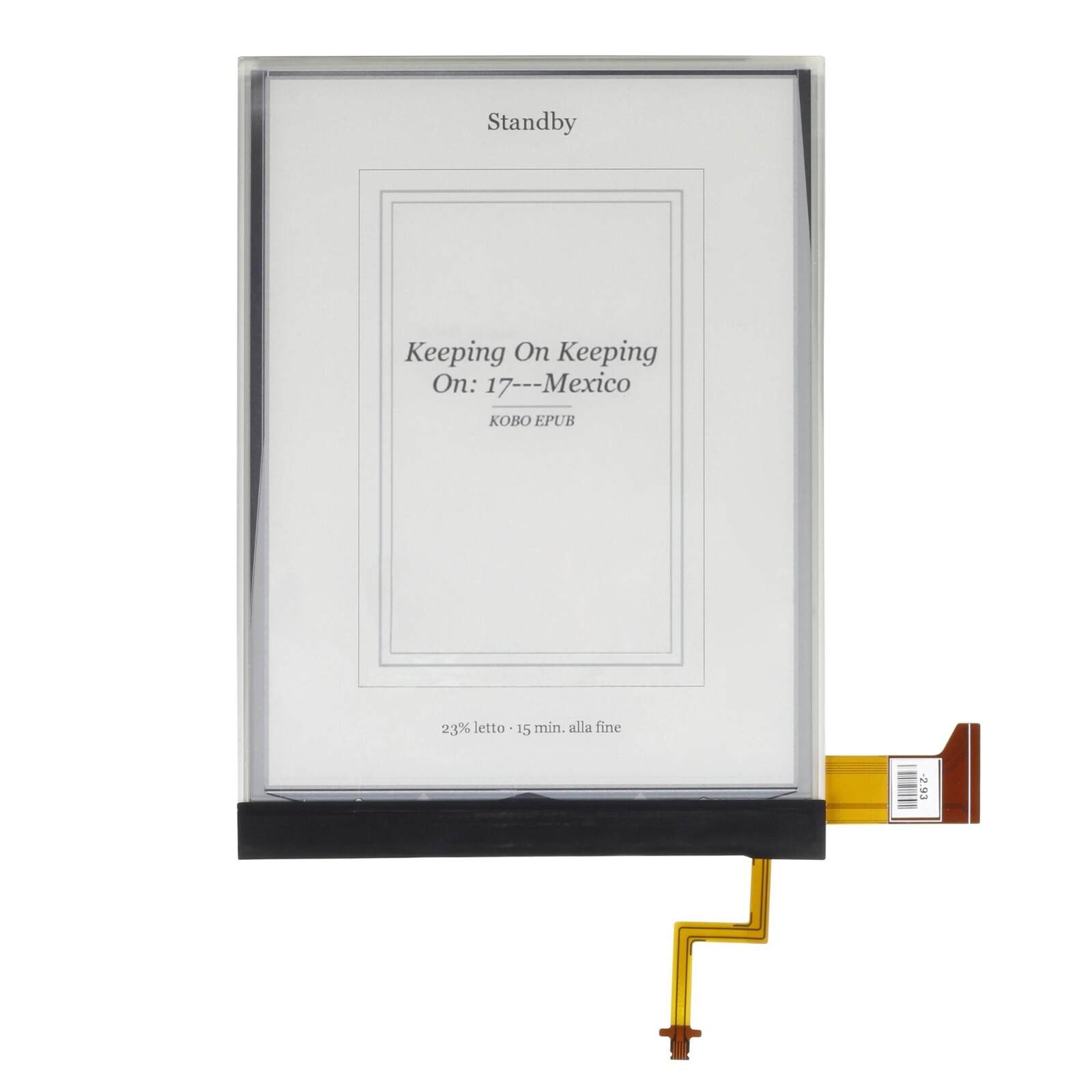 6 Inch 34 Pin E Ink Screen for PocketBook 616 Basic Lux 2 PB616 LCD Display