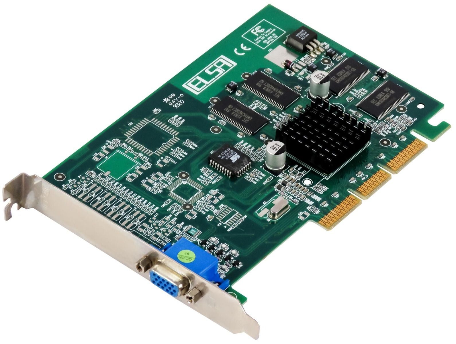 GRAPHICS CARD ELSA S3 SAVAGE4 PRO 32MB WINNER II-A32 AGP 64-BIT D-SUB DirectX:DX6