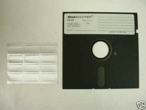 360K DOUBLE SIDED FLOPPY DISKETTES QTY 100 5.25