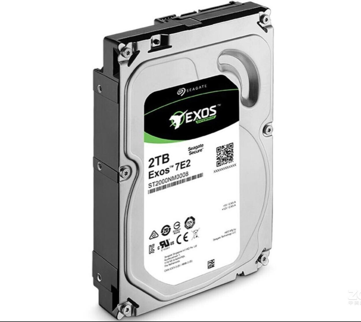 Seagate Exos 7E8 ST2000NM0055 2TB 128MB 7200RPM SATA 3.5'' Inch Hard Disk Drive