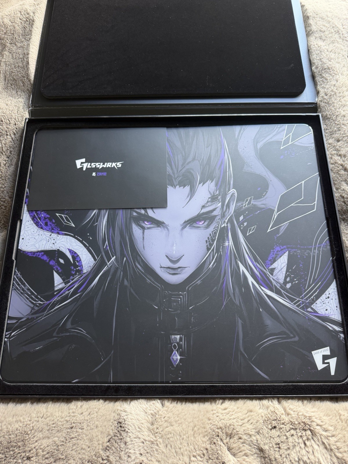 GLSSWRKS Zane Limited Edition Glass mousepad