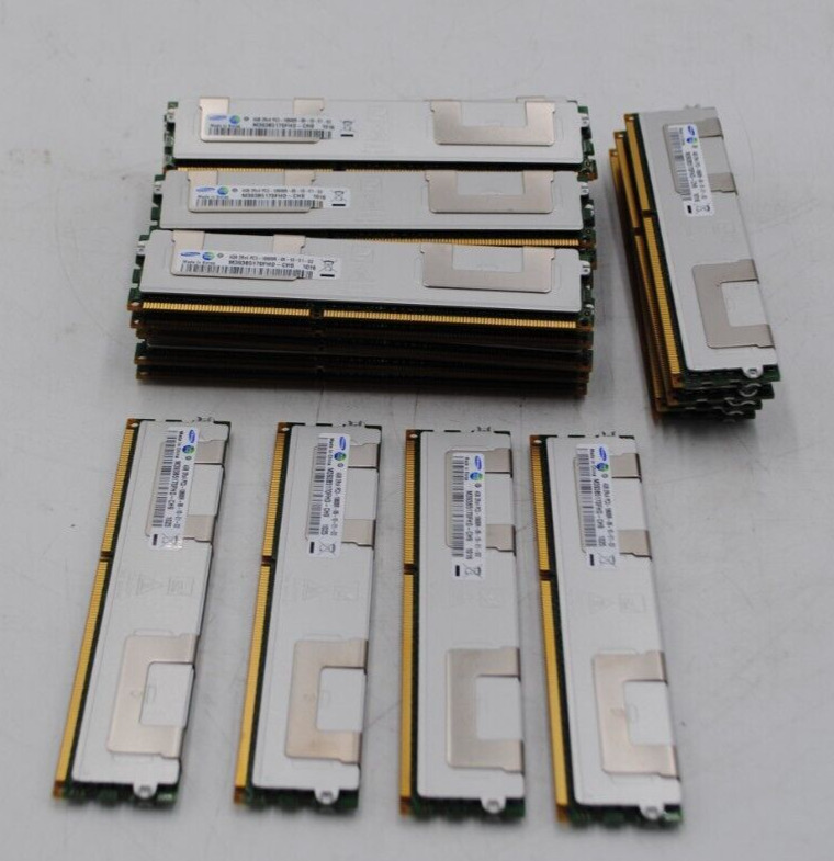 (Lot of 30)Samsung M393B5170FHD-CH9 4GB 2Rx4 PC3-10600R DDR3 Memory