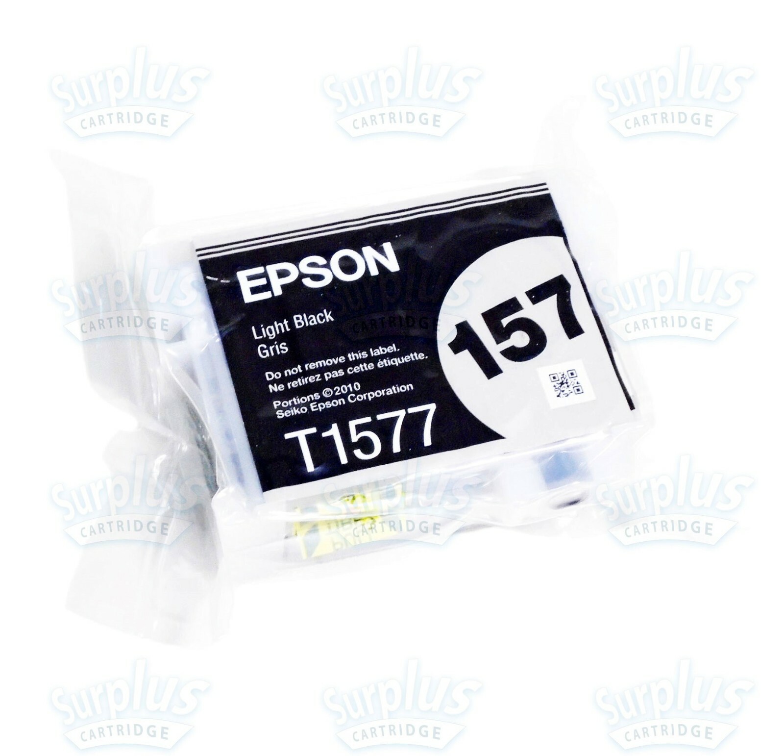 Genuine Epson 157 Light Black Ink Ultrachrome K3 T1577 Stylus Photo R3000