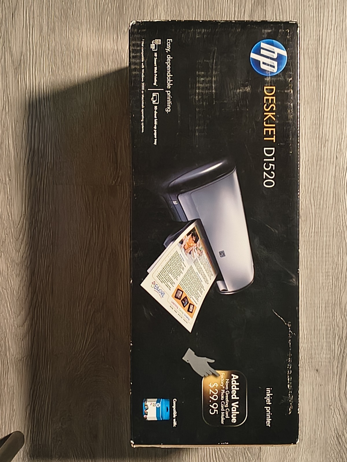 HP DeskJet D1520 Color Inkjet Printer USB 4800x1200 DPI A4 Portable