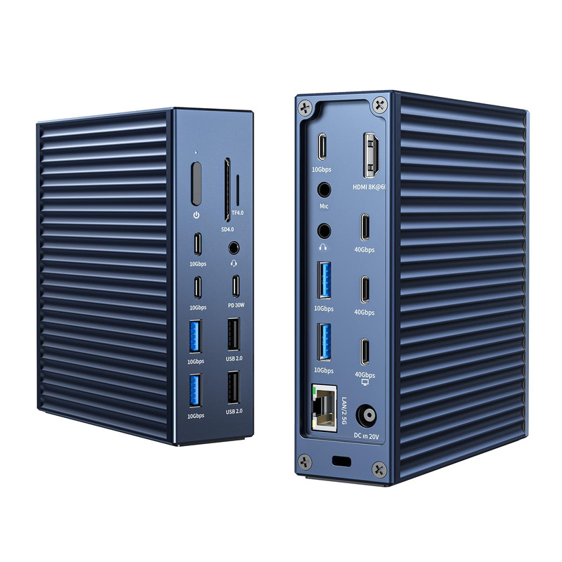 Acasis Thunderbolt 4 Dock 21-In-140Gbps For Macbook Pro Docking Station Dual