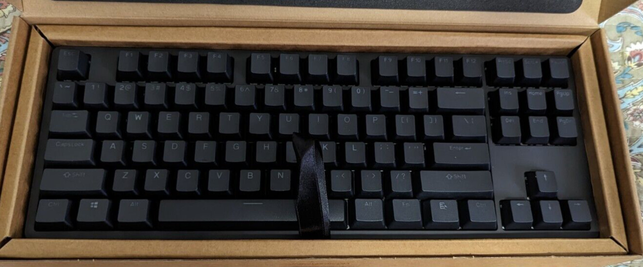 DROP ENTR Black Mechanical tenkeyless Keyboard, USB-C